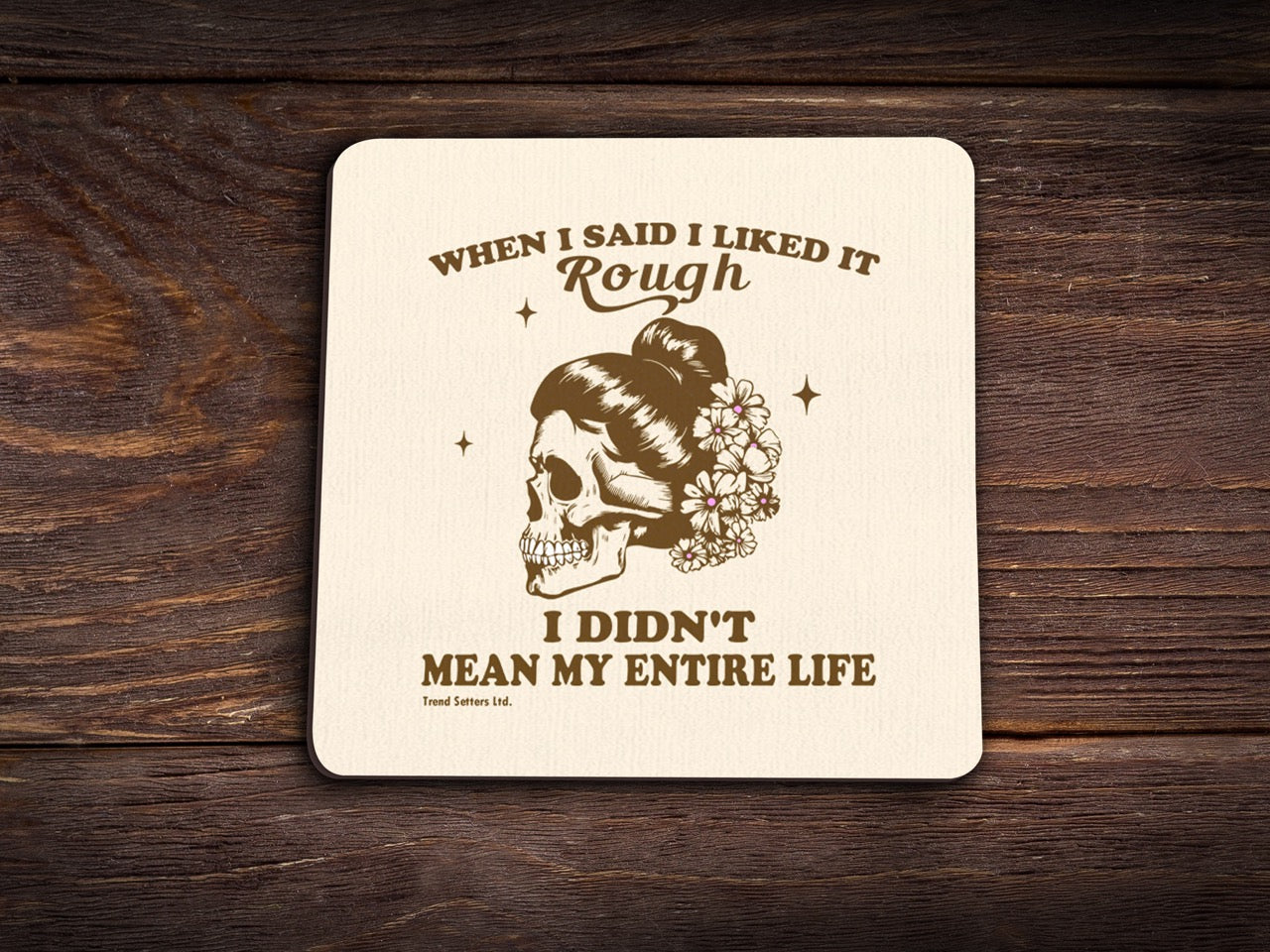 Trend Setters Original (Funny Animal Quotes) Hardboard Coaster Set of Four CSTRHRD075