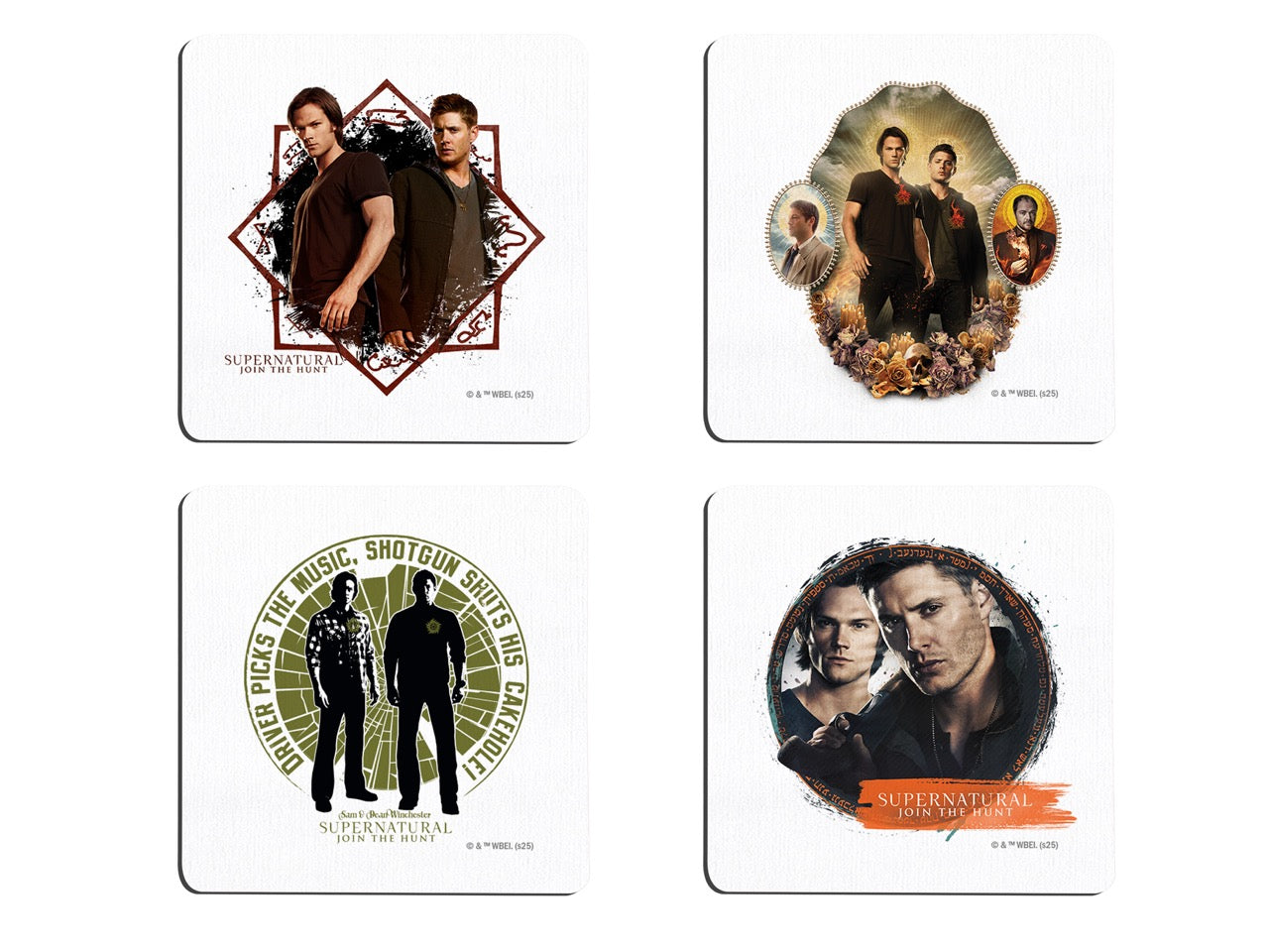 Supernatural (Join The Hunt) Hardboard Coaster Set of Four CSTRHRD076