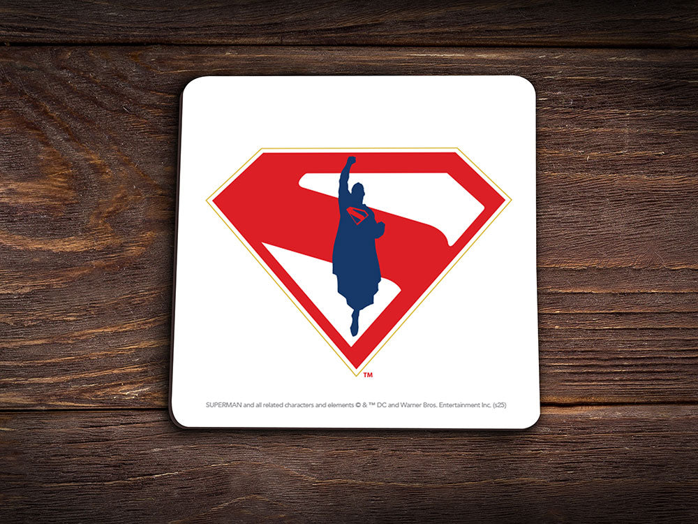 Superman (2025) (Symbols of Justice) Hardboard Coaster Set of Four CSTRHRD077