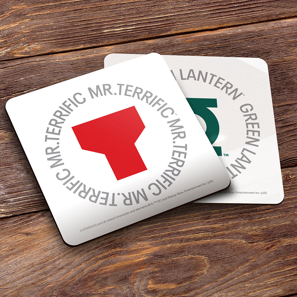 Superman (2025) (Symbols of Justice) Hardboard Coaster Set of Four CSTRHRD077