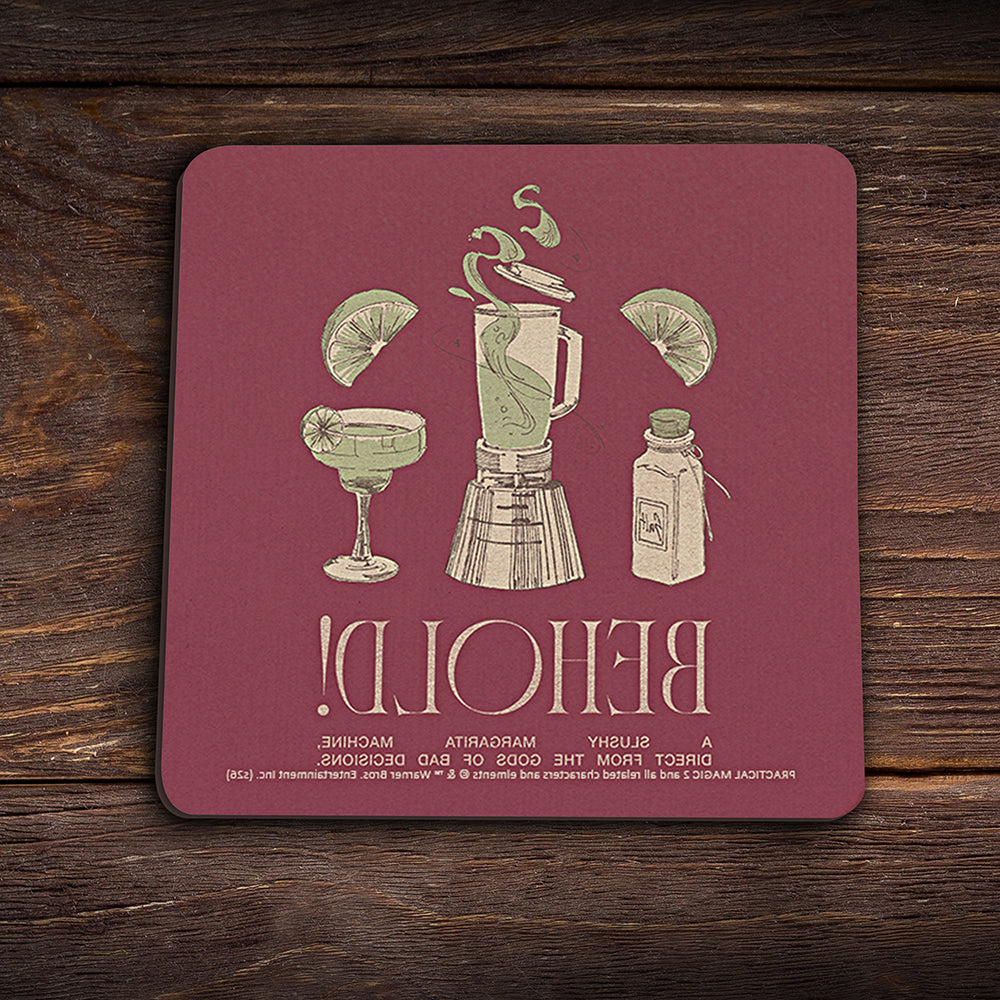 Practical Magic 2 (Witchy Drinks) 3.5" x 3.5" Hardboard Coaster Set of Four CSTRHRD080