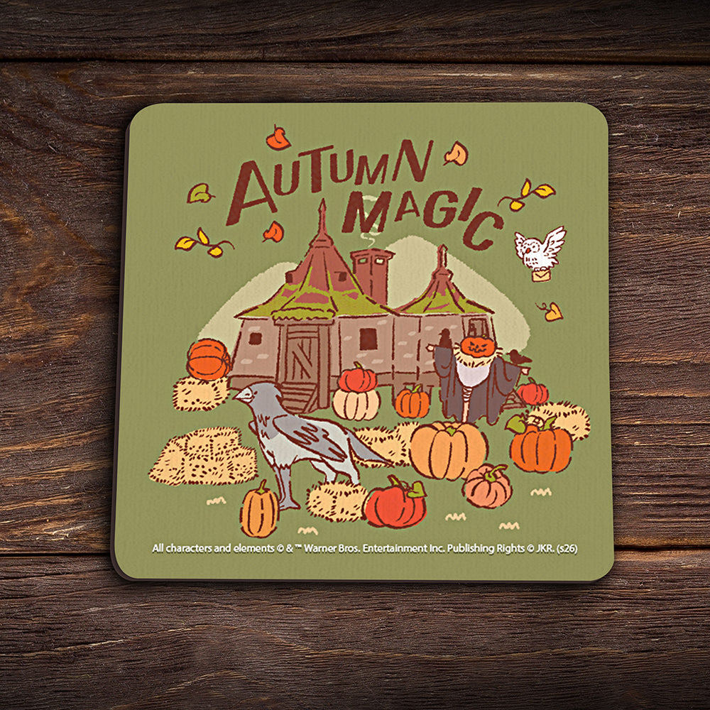 Harry Potter (Autumn and Halloween) 3.5" x 3.5" Hardboard Coaster Set of Four CSTRHRD081