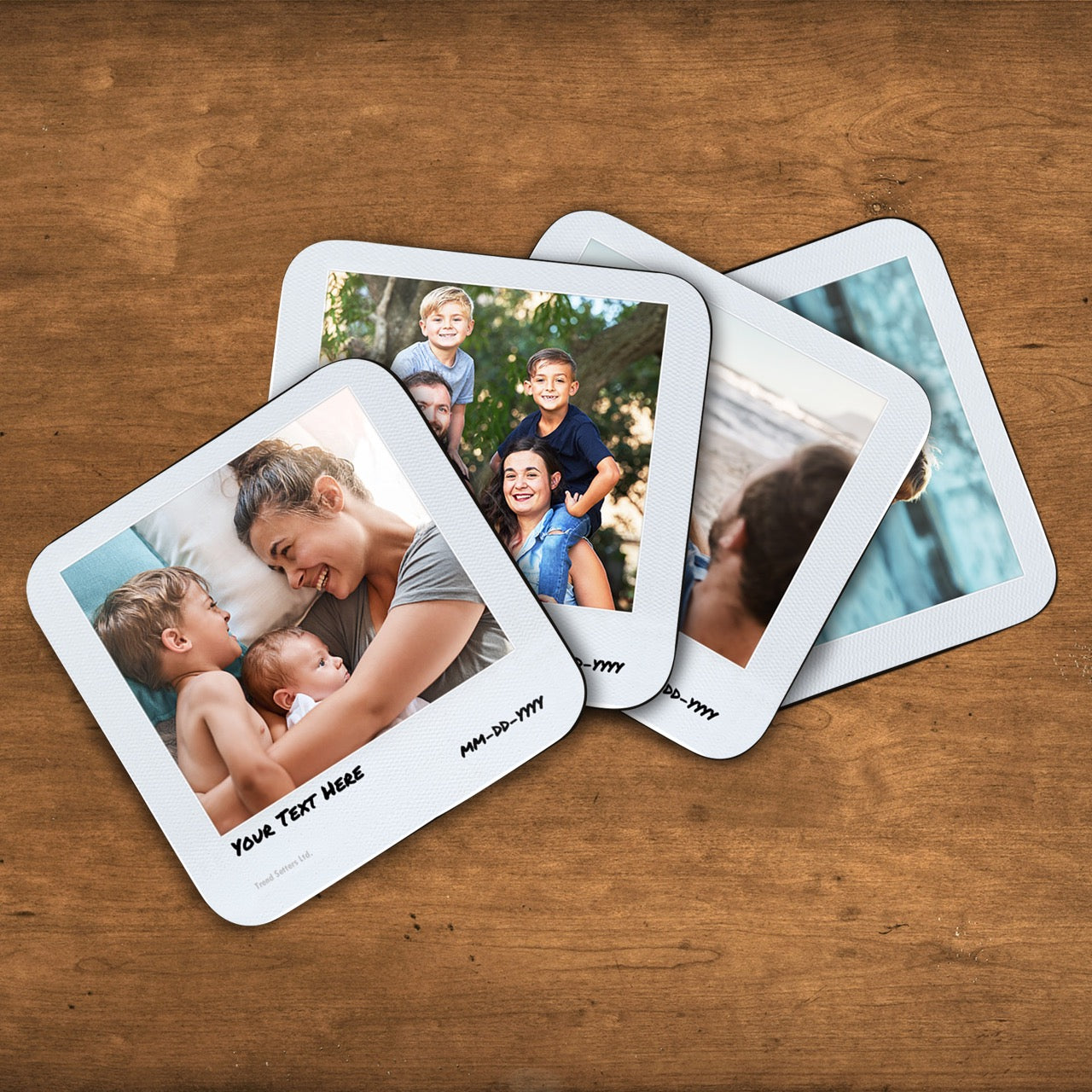 Trend Setters Original (Picture Memories - Personalized) Hardboard Coaster Set of Four CSTRHRDU067