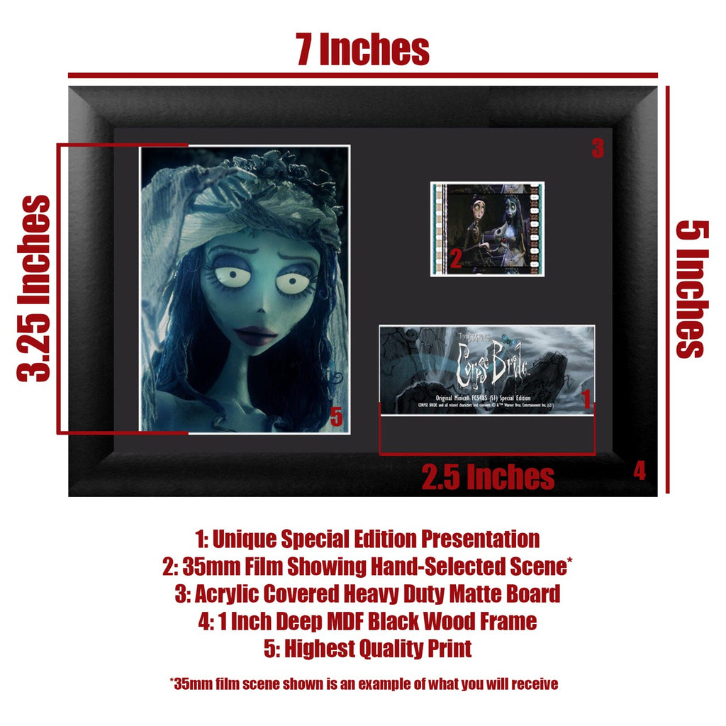 Tim Burtons Corpse Bride (Emily) Minicell FilmCells Framed Desktop Presentation  USFC5485