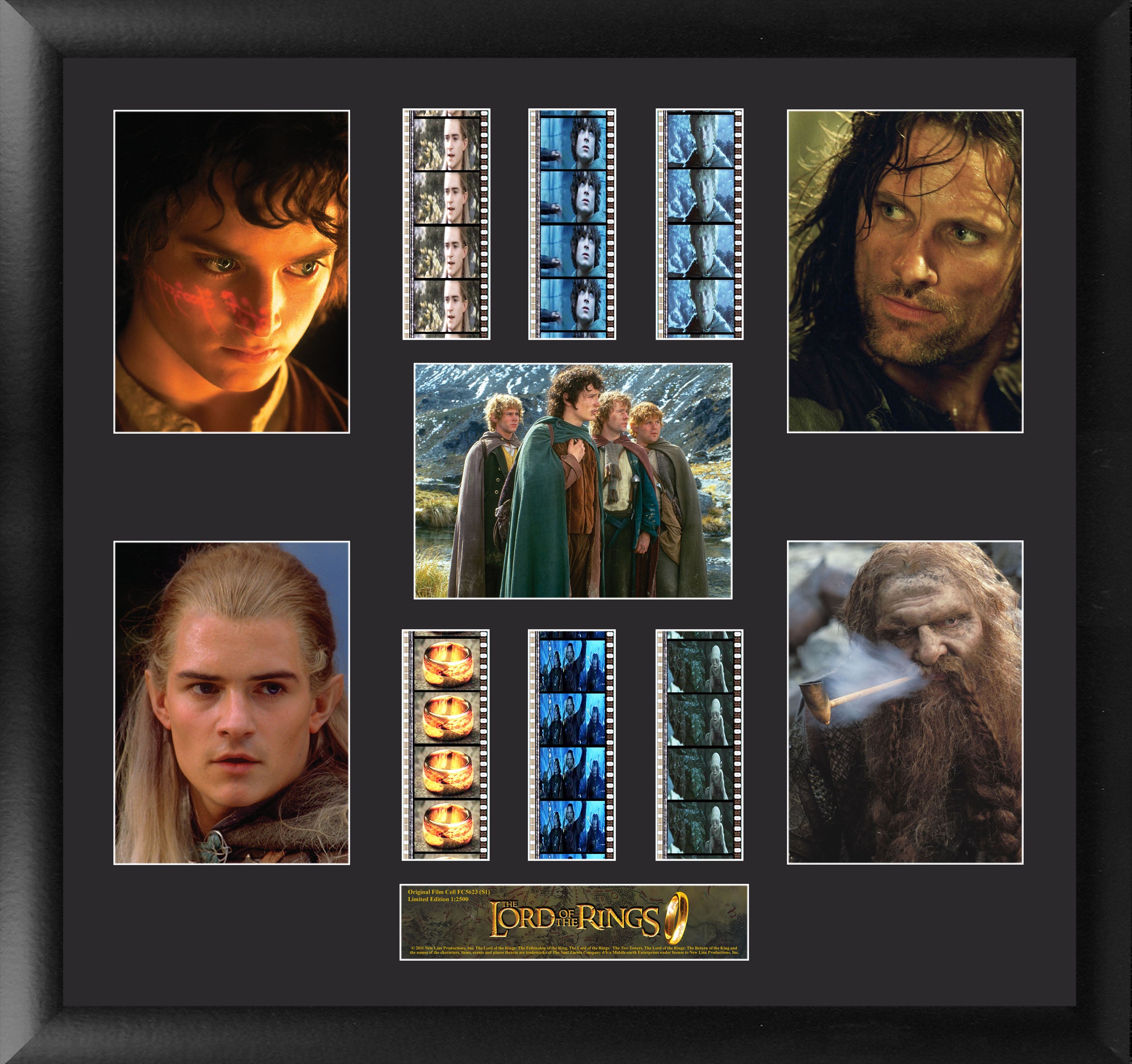 The Lord of the Rings (S1) FilmCells Presentation Limited Edition Mixed Montage Wall Art USFC5623