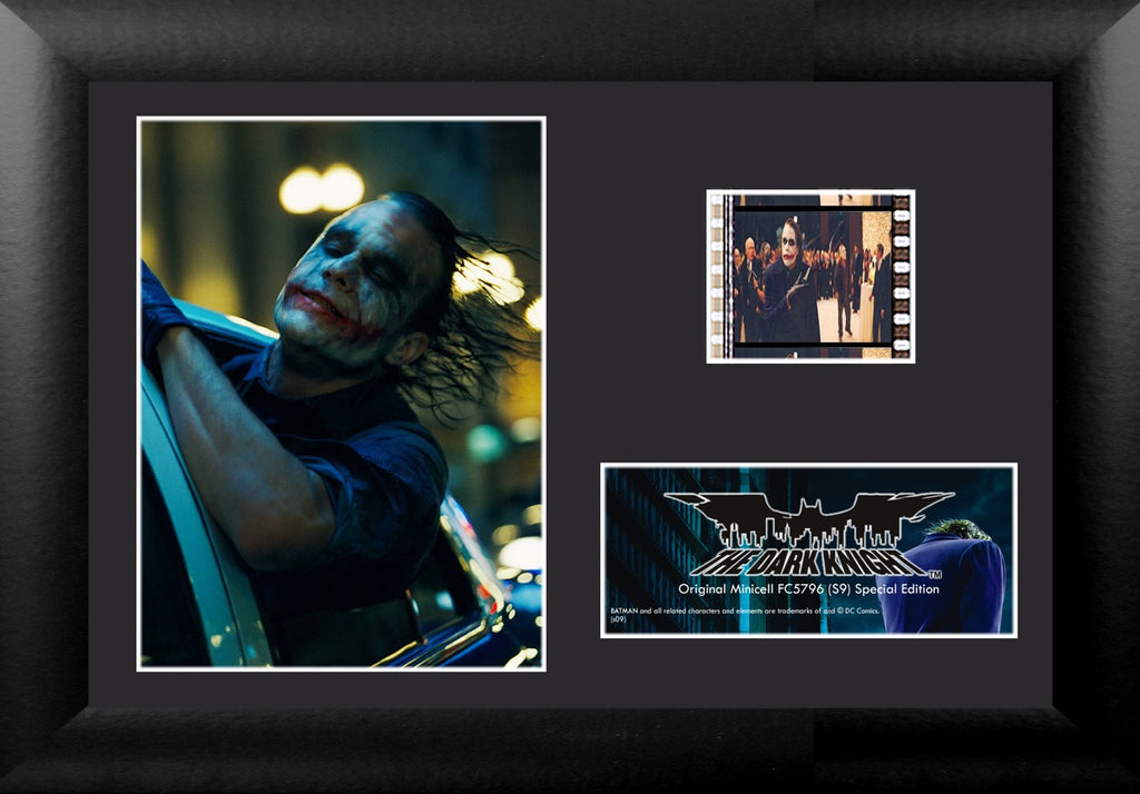 Batman: The Dark Knight (The Joker) Minicell FilmCells Framed Desktop Presentation USFC5796