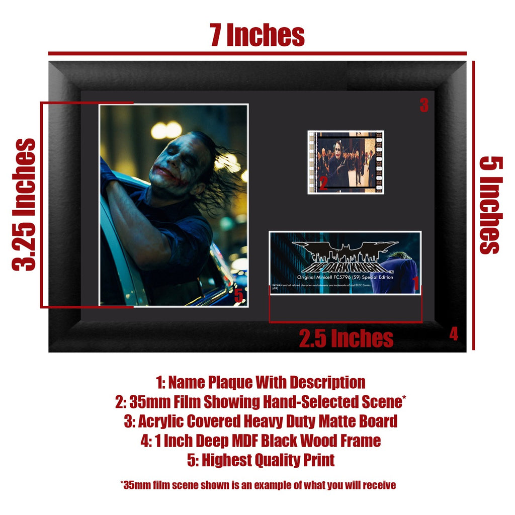 Batman: The Dark Knight (The Joker) Minicell FilmCells Framed Desktop Presentation USFC5796