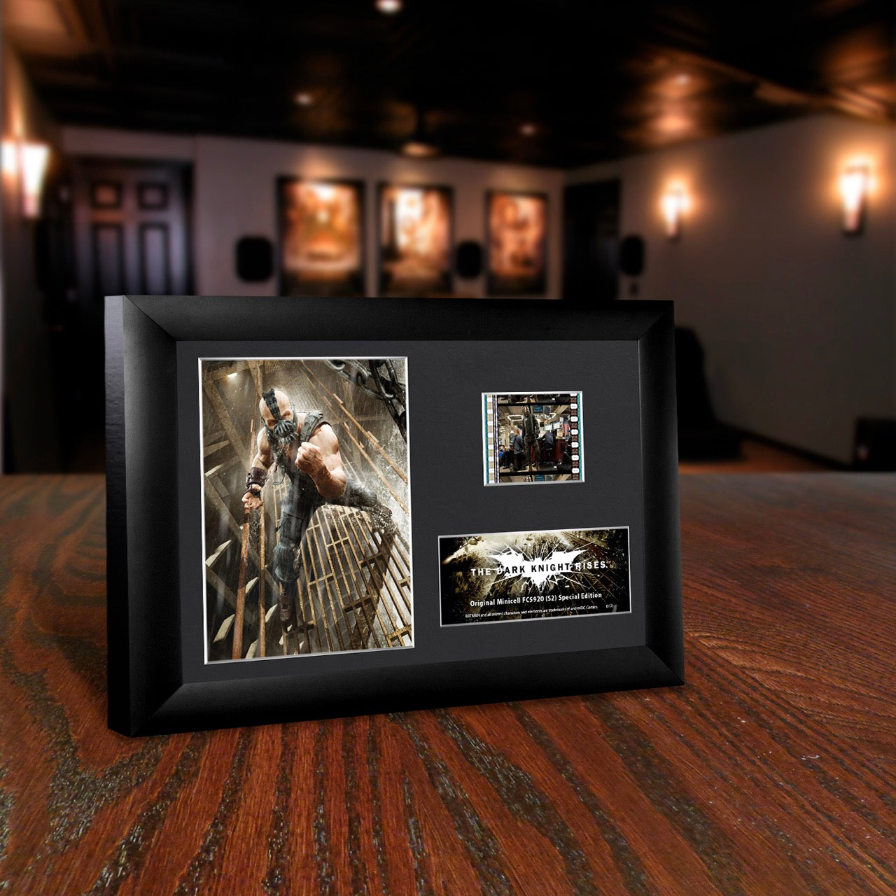 Batman: The Dark Knight Rises (Bane) Minicell FilmCells Framed Desktop Presentation USFC5920