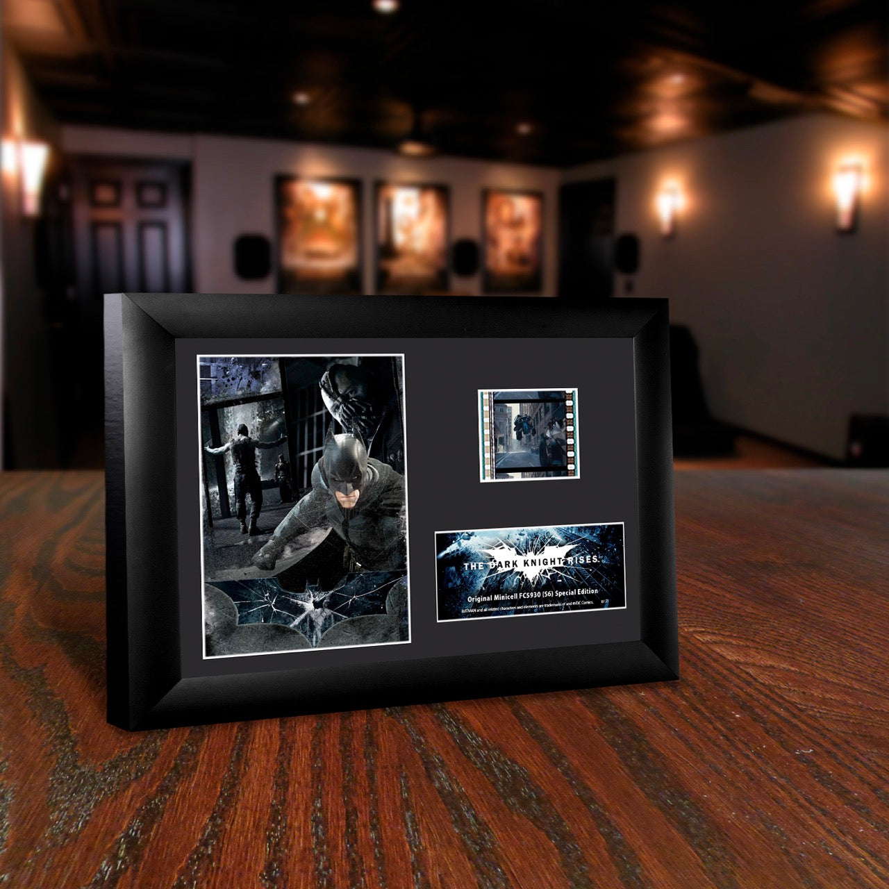 Batman: The Dark Knight Rises (Batman vs Bane) Minicell FilmCells Framed Desktop Presentation USFC5930