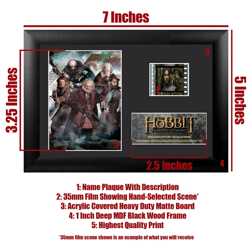 The Hobbit: An Unexpected Journey (S5) Minicell FilmCells Framed Desktop Presentation USFC5967