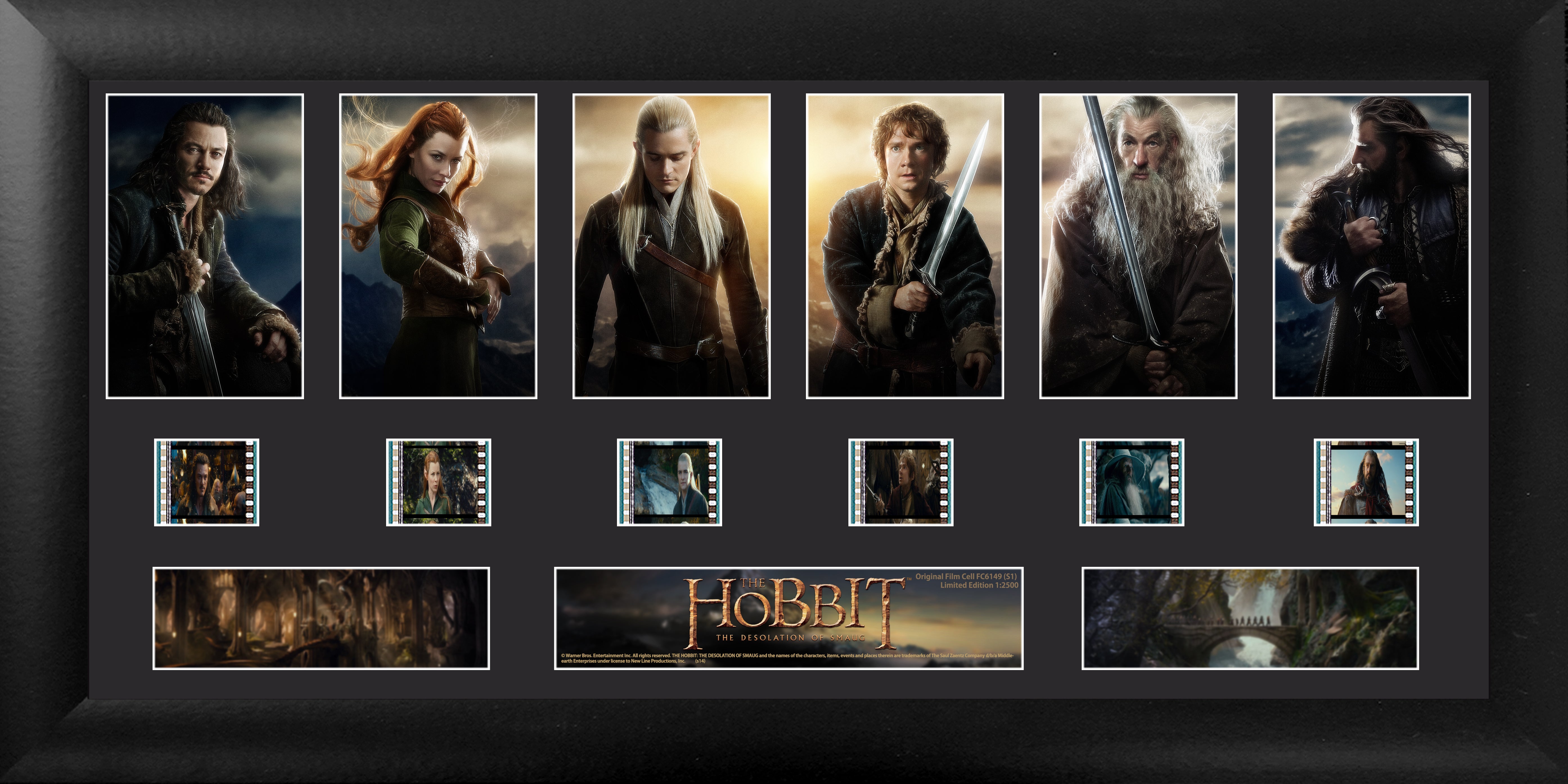 THE HOBBIT: THE DESOLATION OF SMAUG (S1) Limited Edition Deluxe FilmCells Framed Presentation USFC6149