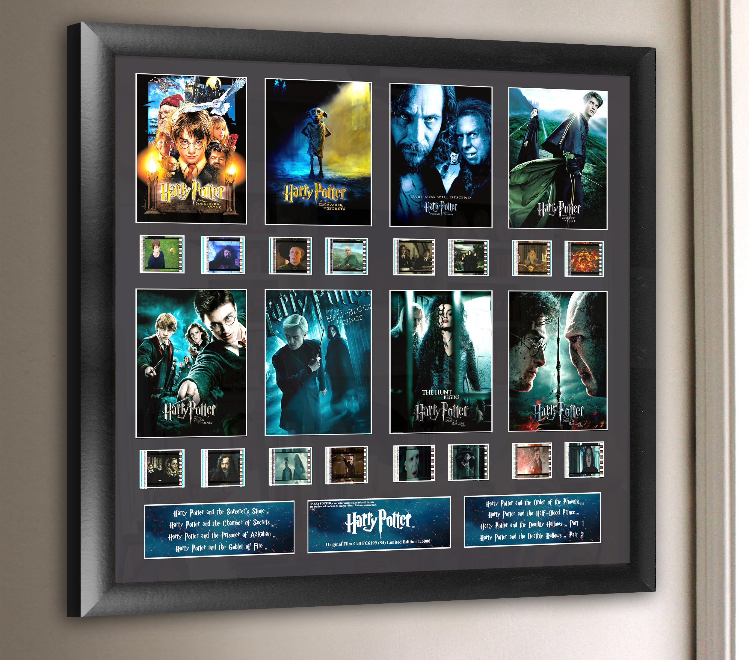 Harry Potter 1-7 Finale (S4) FilmCells Presentation Limited Edition Mixed Montage Wall Art USFC6199