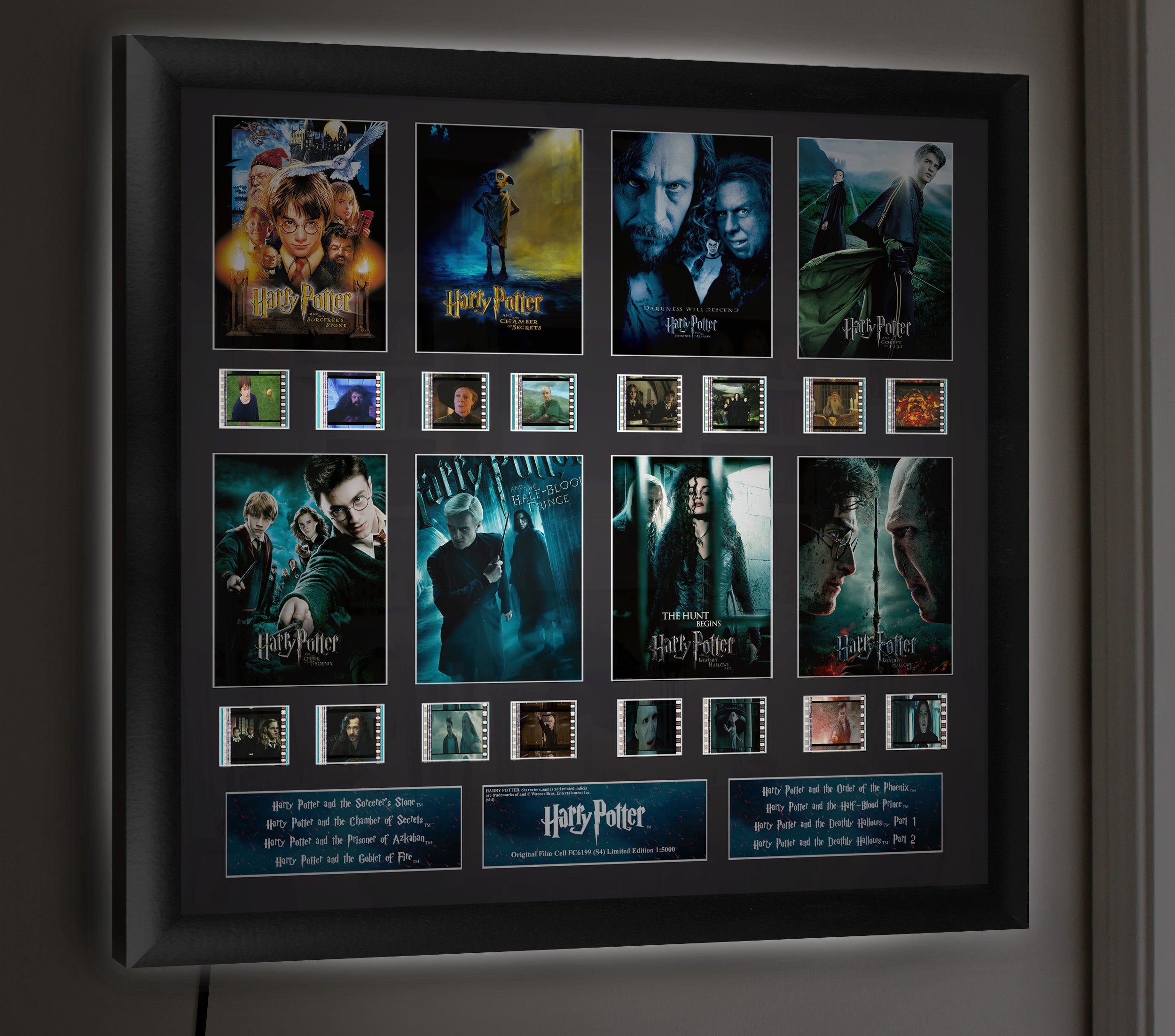 Harry Potter 1-7 Finale (S4) FilmCells Presentation Limited Edition Mixed Montage Wall Art USFC6199