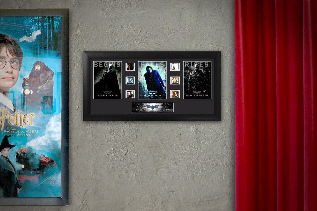 Batman: The Dark Knight Trilogy (Rise and Fall) Limited Edition Trio Framed FilmCells Presentation USFC6225