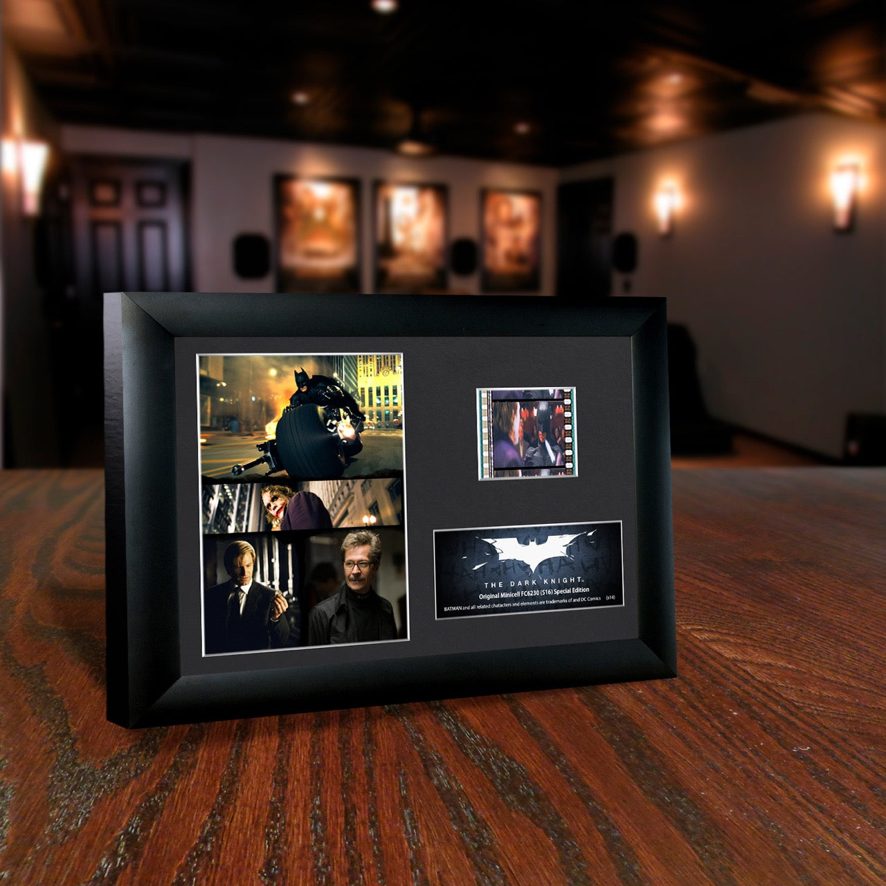 Batman: The Dark Knight (Character Collage) Minicell FilmCells Framed Desktop Presentation USFC6230