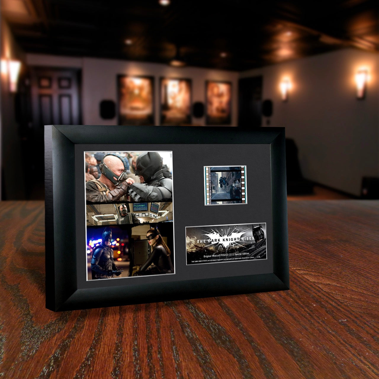 Batman: The Dark Knight Rises (Character Collage) Minicell FilmCells Framed Desktop Presentation USFC6233