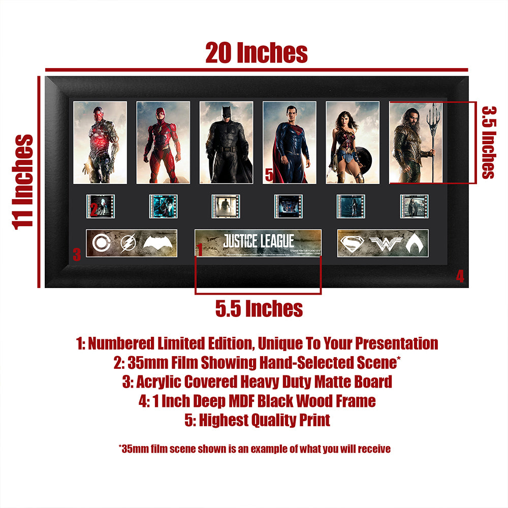 Justice League (The League) (S1) Limited Edition Deluxe FilmCells Framed Presentation USFC6367