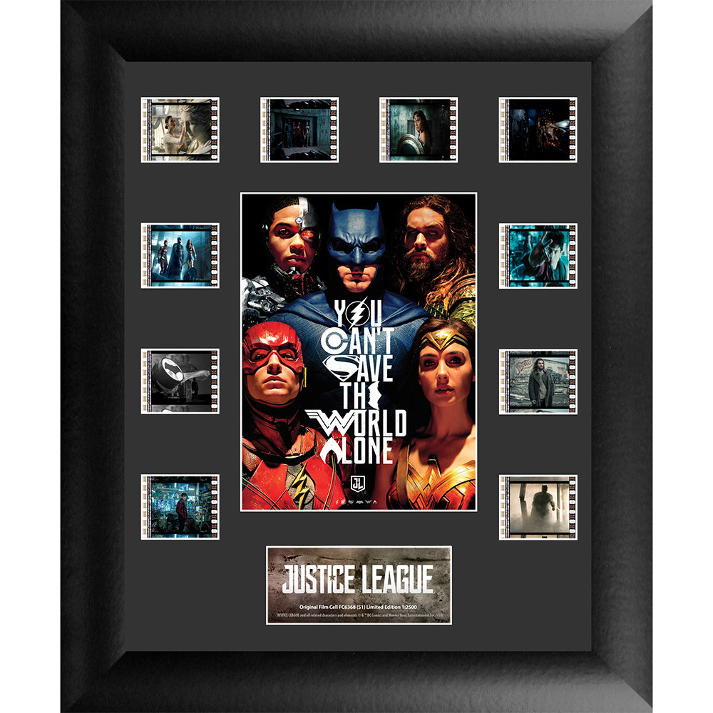 Justice League (Save the World) (S1) Limited Edition Mini Montage Framed FilmCells Presentation USFC6368