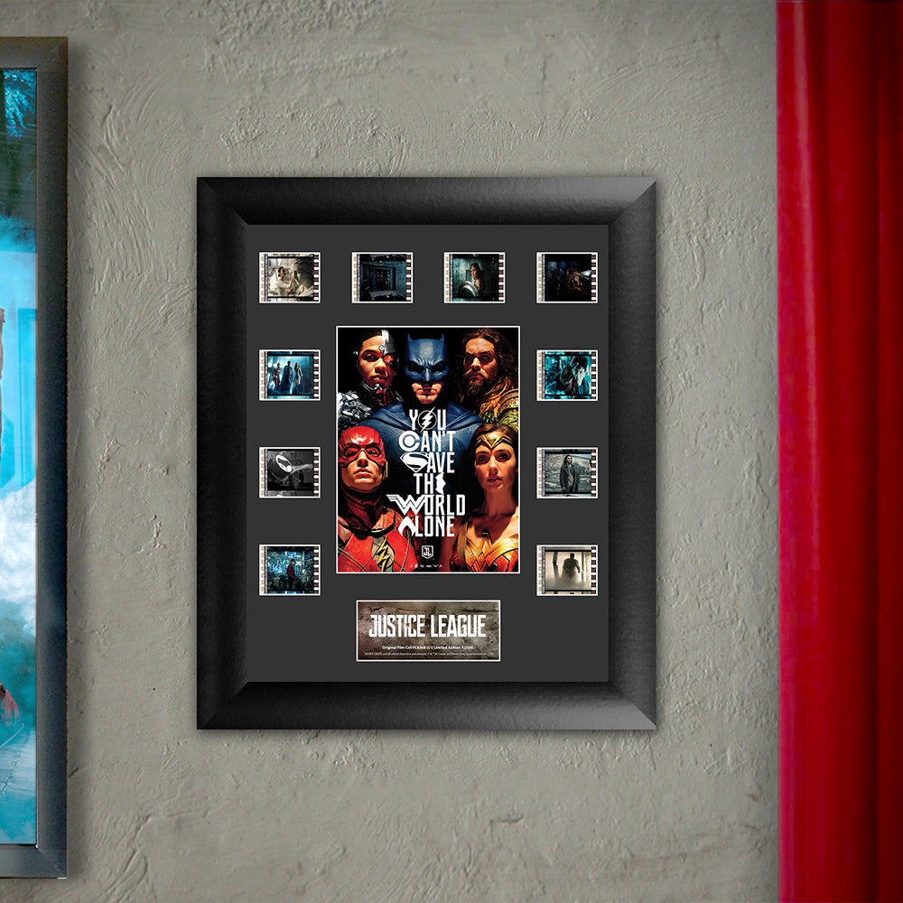 Justice League (Save the World) (S1) Limited Edition Mini Montage Framed FilmCells Presentation USFC6368