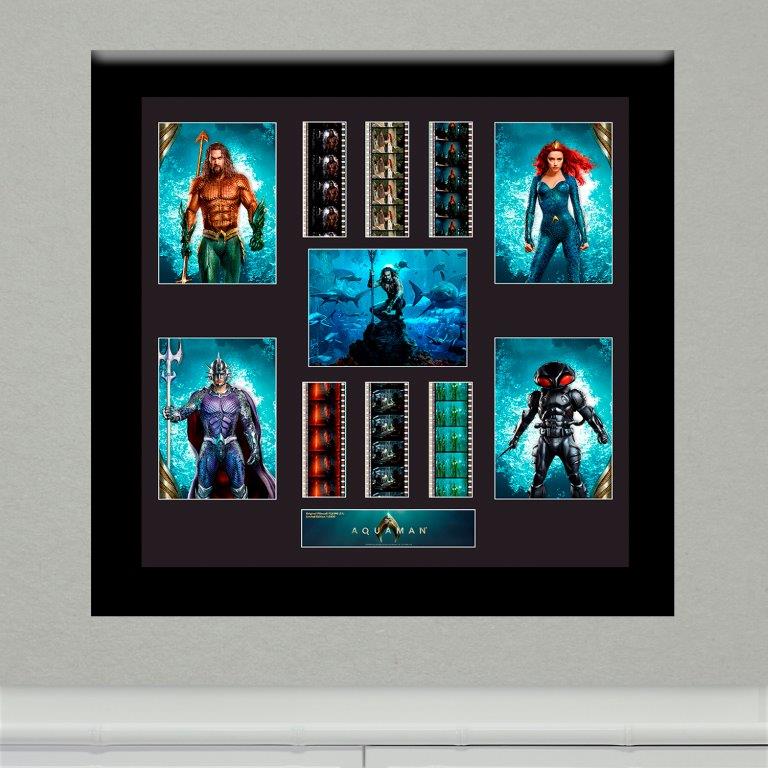 Aquaman (Aquaman, Mera, Black Manta, Ocean Master) FilmCells Presentation Limited Edition Montage Wall Art USFC6390