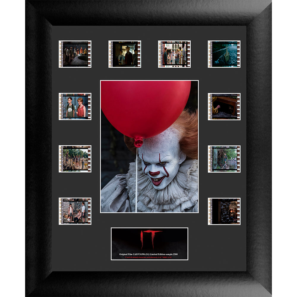 It (Pennywise and Balloon) Limited Edition Mini Montage Framed FilmCells Presentation USFC6396