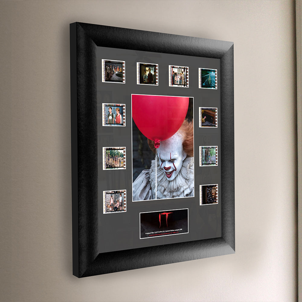 It (Pennywise and Balloon) Limited Edition Mini Montage Framed FilmCells Presentation USFC6396