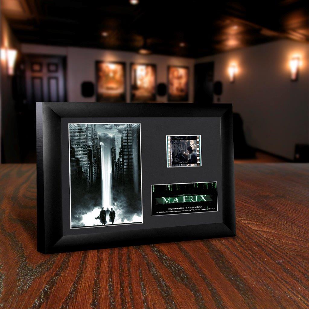The Matrix (Neo, Trinity, & Morpheus) Minicell FilmCells™ Framed Desktop Presentation USFC6446