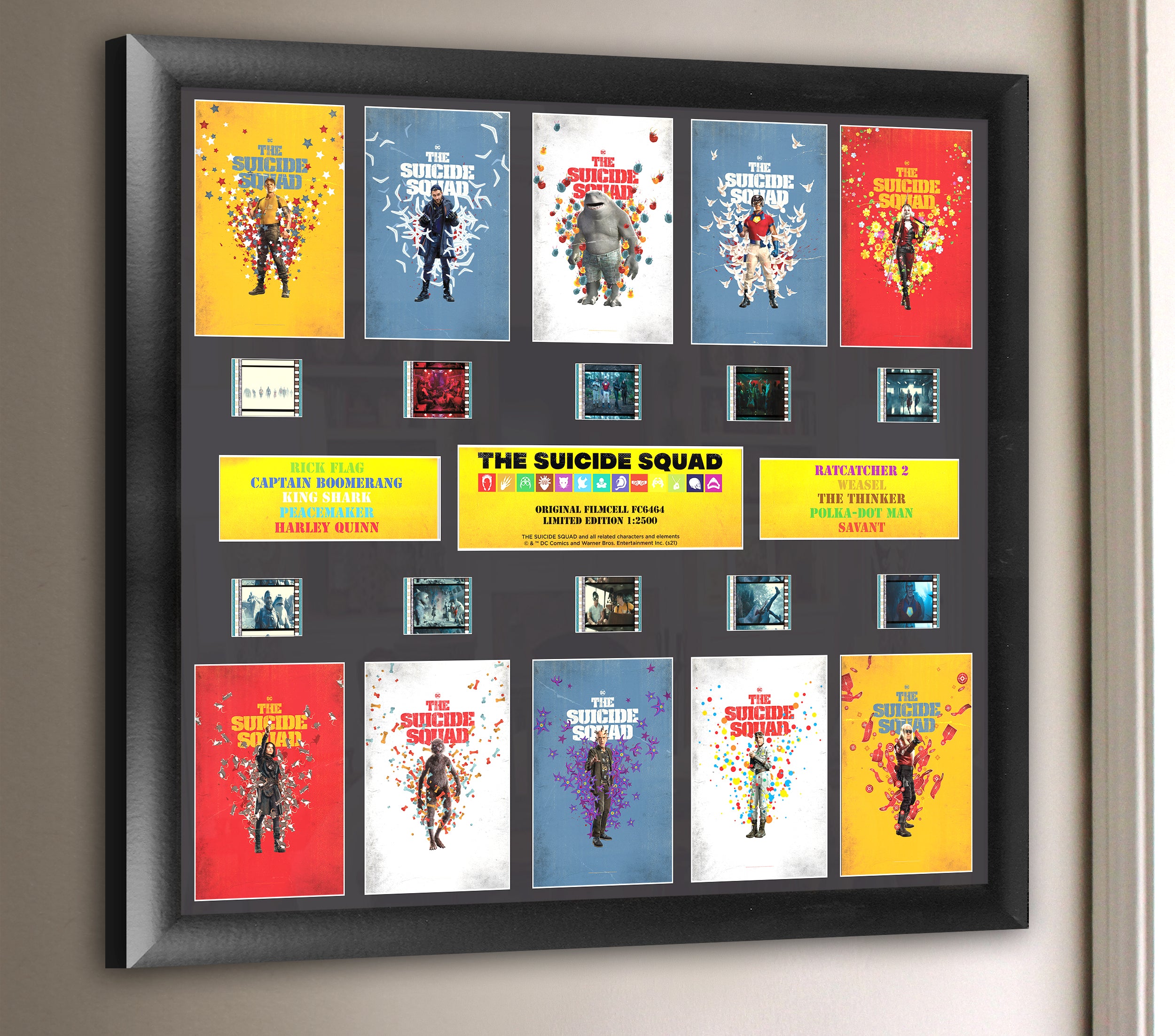 The Suicide Squad (S1) FilmCells Presentation Limited Edition Montage Wall Art USFC6464