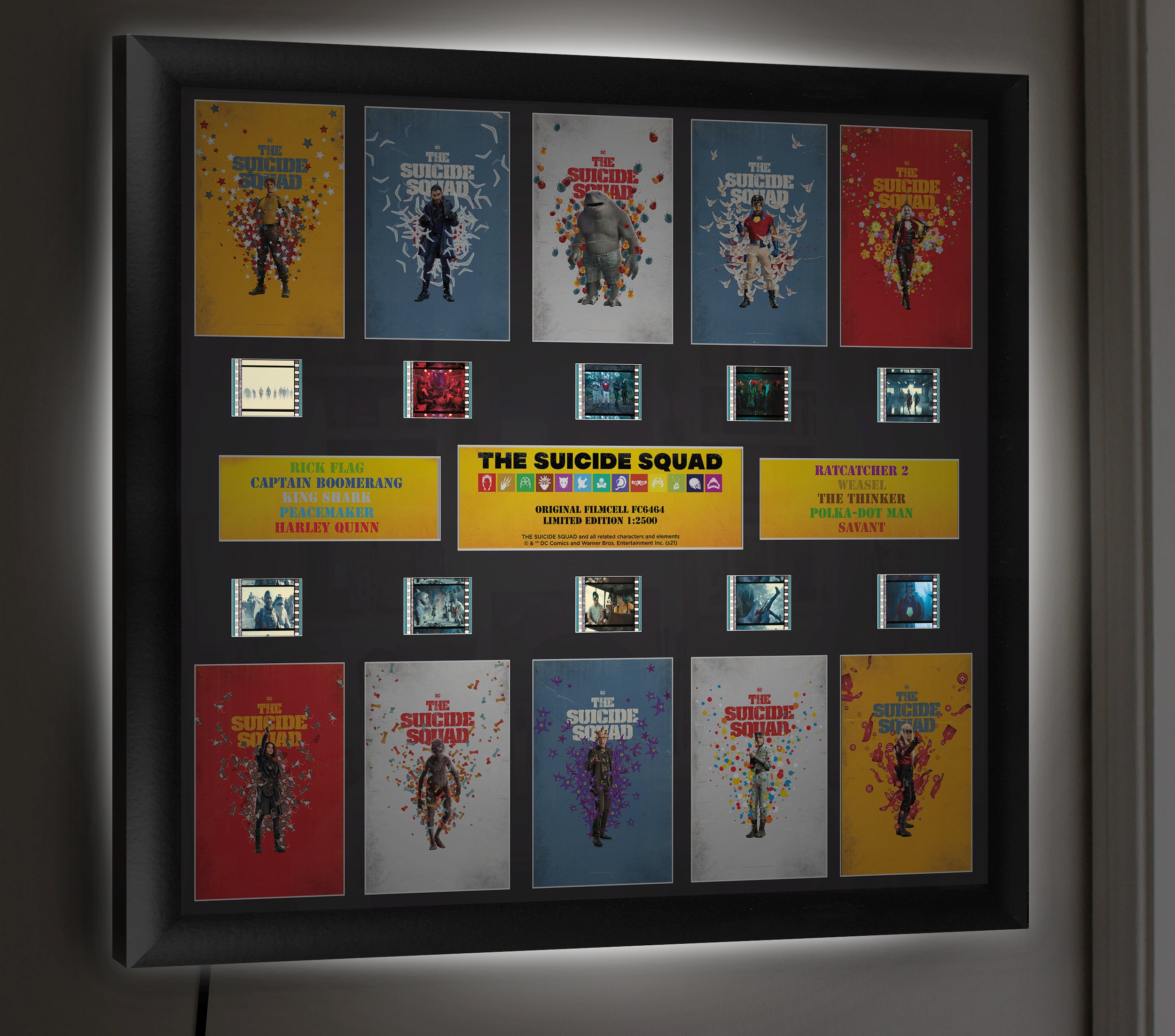 The Suicide Squad (S1) FilmCells Presentation Limited Edition Montage Wall Art USFC6464