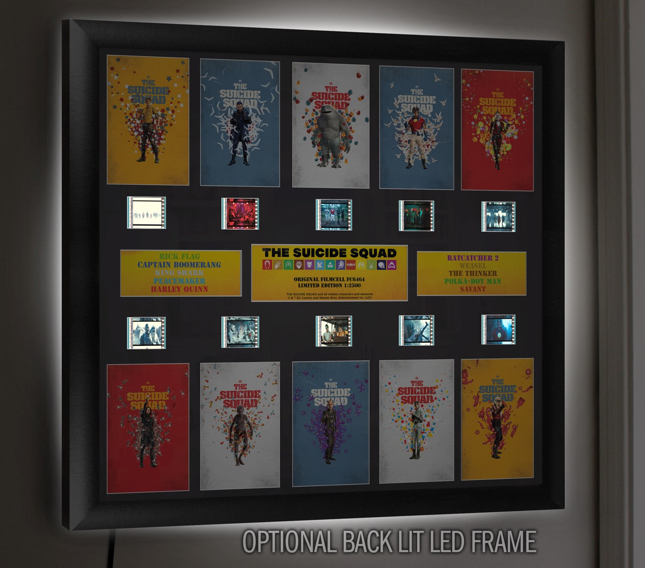 The Suicide Squad (S1) FilmCells Presentation Limited Edition Montage Wall Art USFC6464
