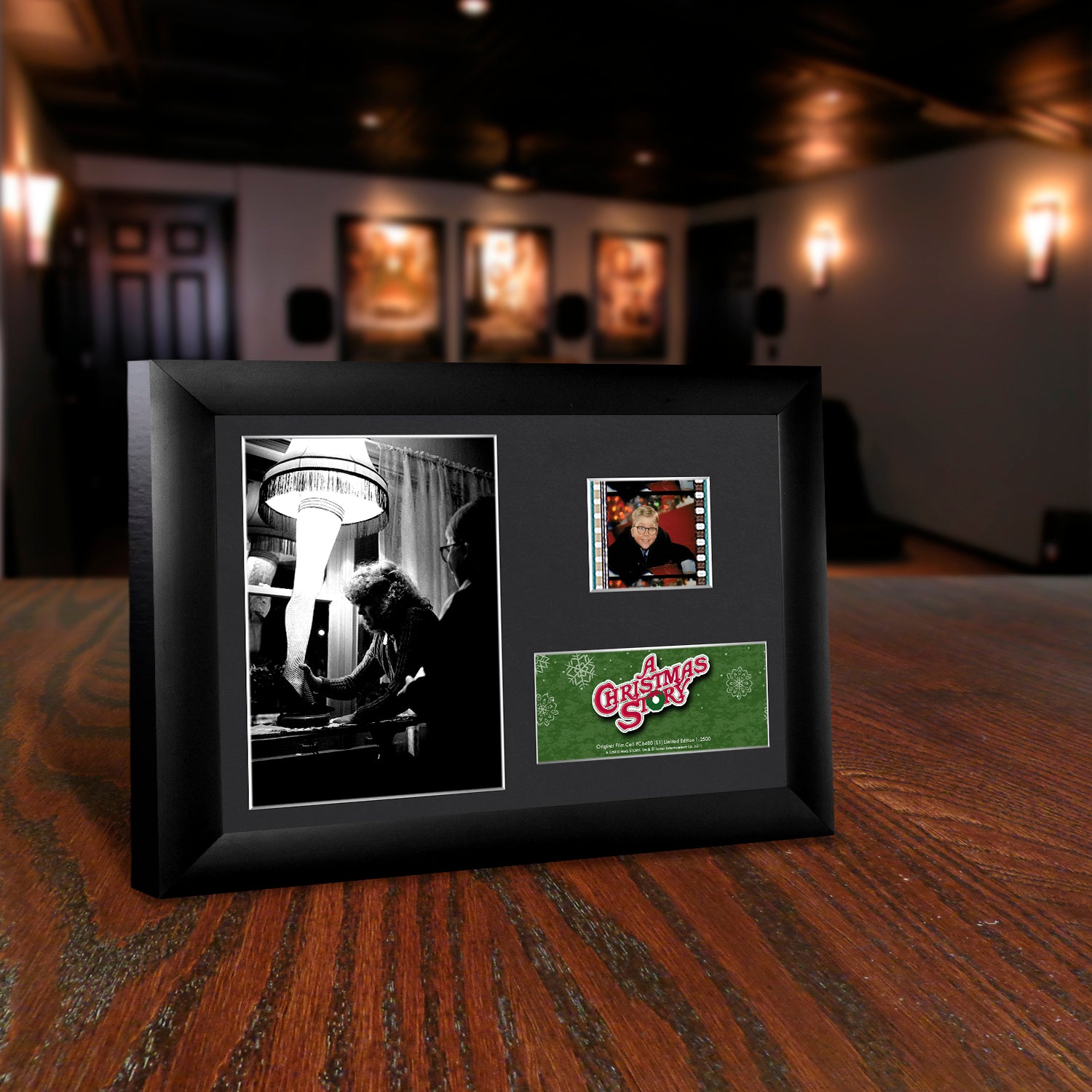 A Christmas Story (Leg Lamp) Minicell FilmCells Framed Desktop Presentation USFC6480