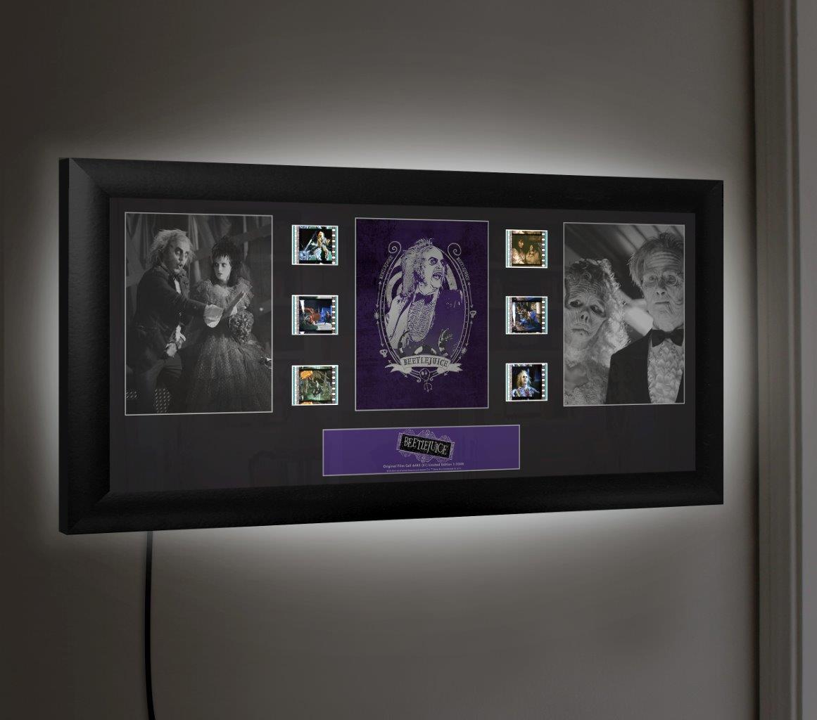 Beetlejuice (S1) Limited Edition Trio Framed FilmCells Presentation USFC6485