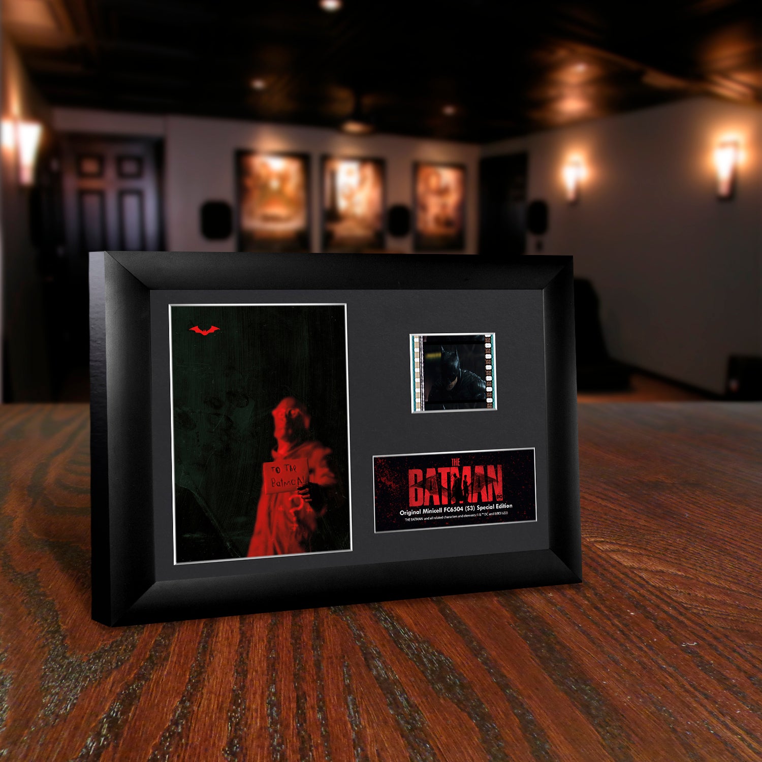 The Batman (The Riddler) Minicell FilmCells Framed Desktop Presentation USFC6504