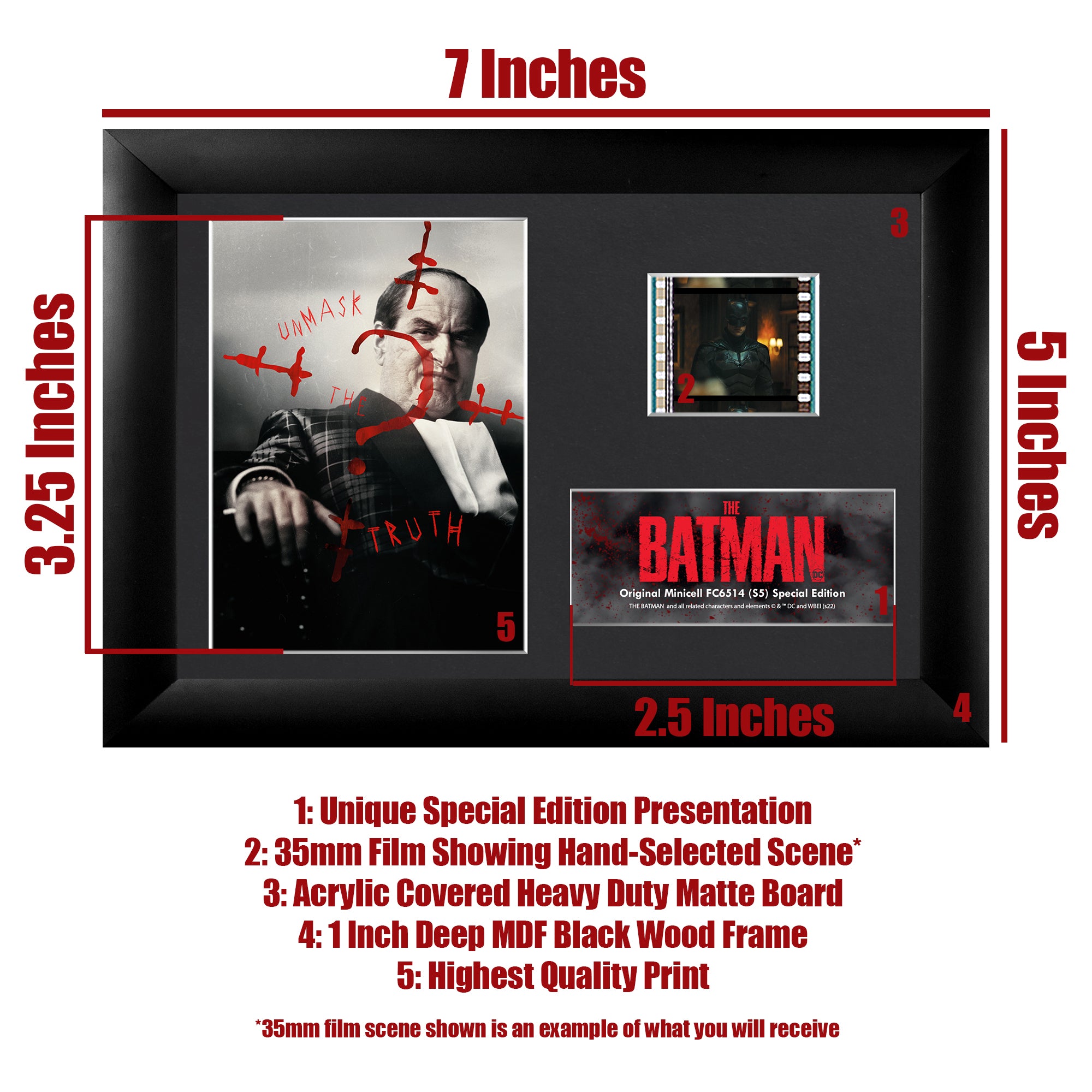 The Batman (Penguin) Minicell FilmCells Framed Desktop Presentation USFC6514