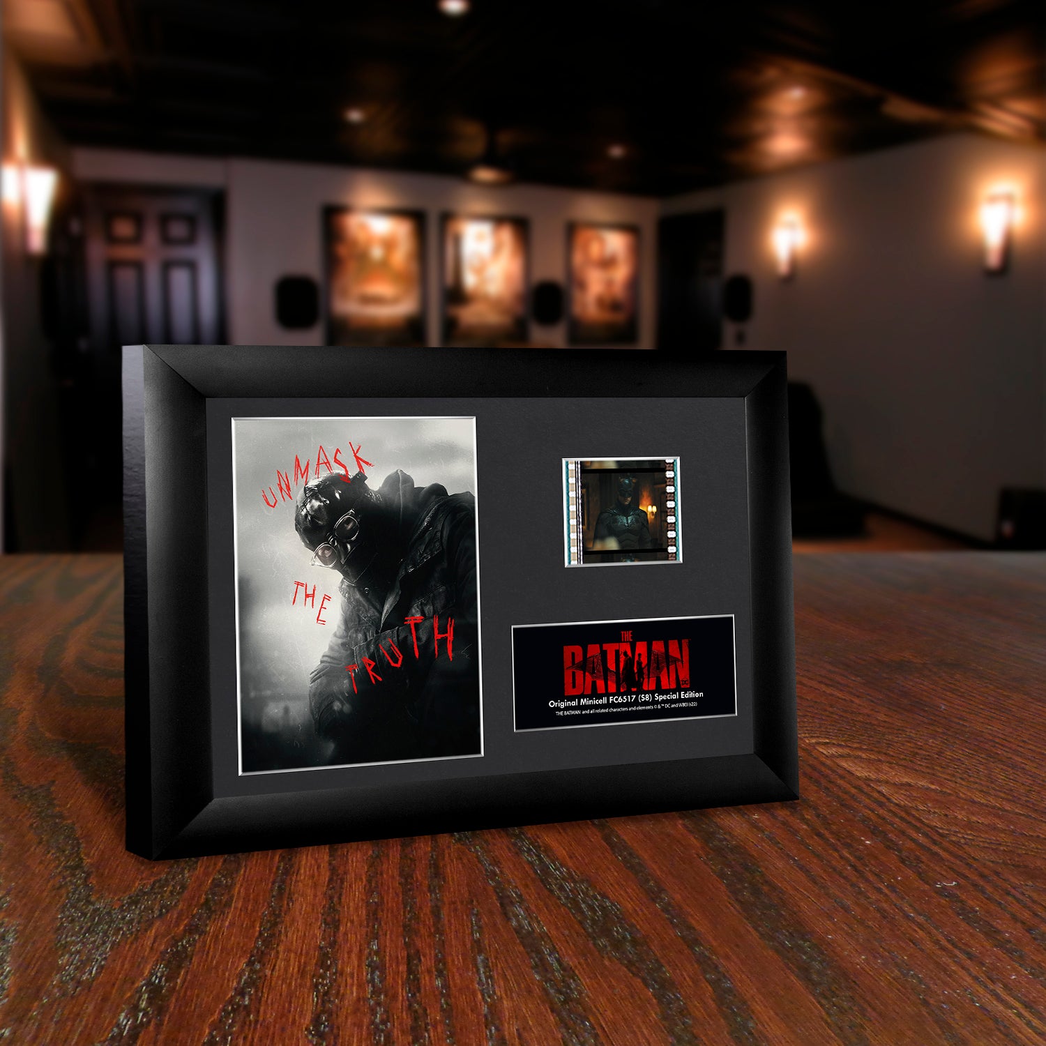 The Batman (The Riddler Unmasked) Minicell FilmCells Framed Desktop Presentation USFC6517