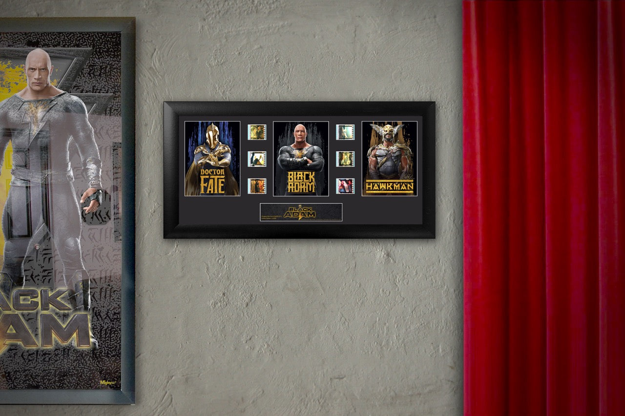 Black Adam (S1) Limited Edition Trio Framed FilmCells Presentation USFC6522