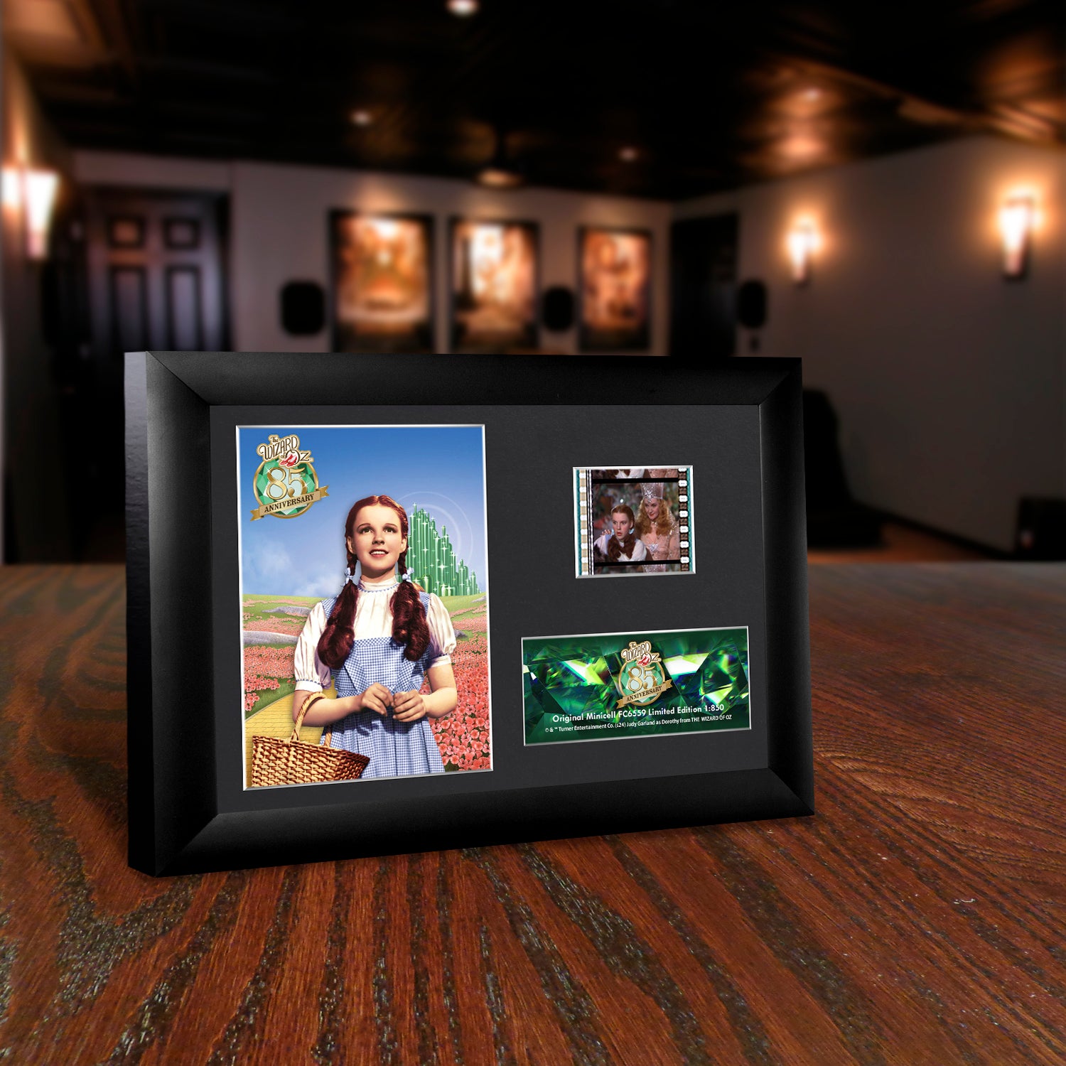 The Wizard of Oz (85th Anniversary - Dorothy) Minicell FilmCells Framed Desktop Presentation USFC6559