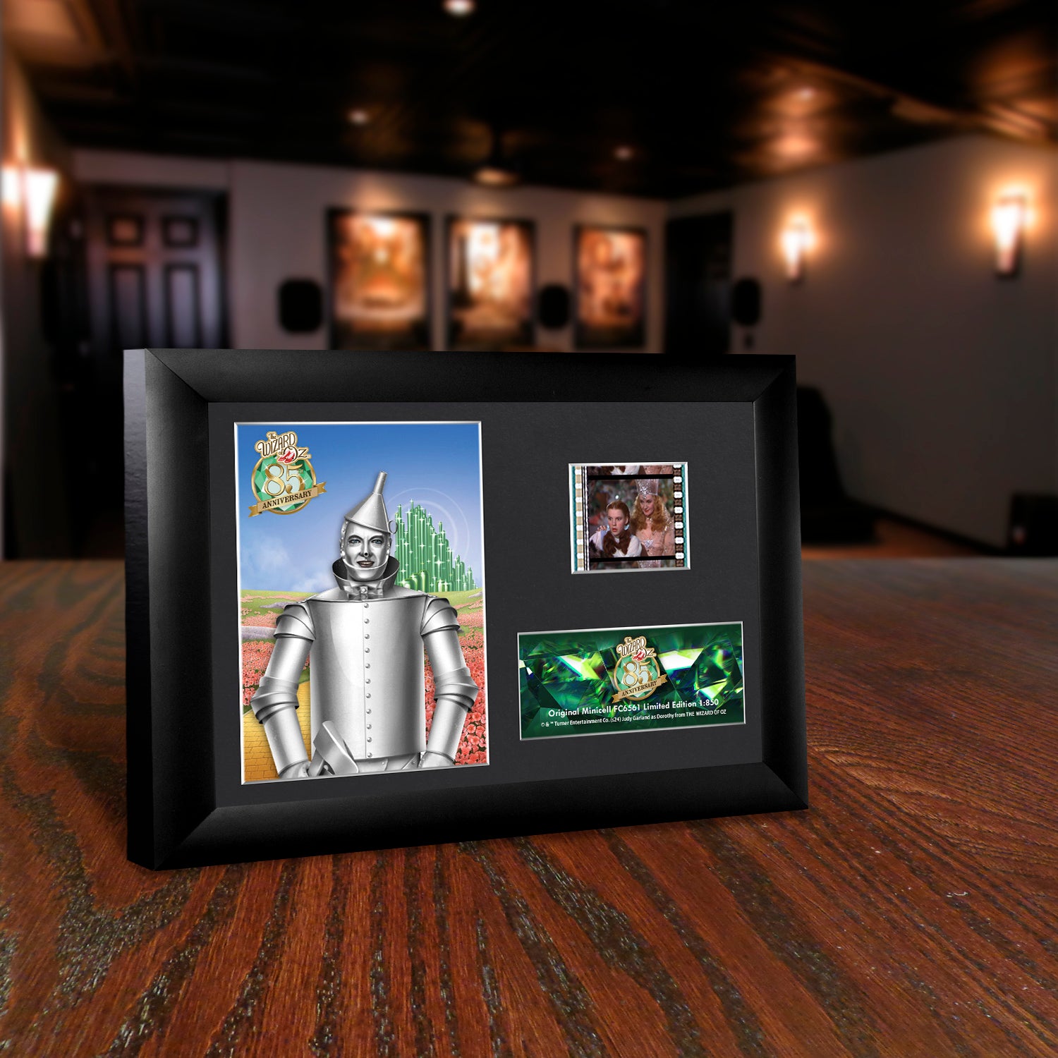 The Wizard of Oz (85th Anniversary - Tinman) Minicell FilmCells Framed Desktop Presentation USFC6561
