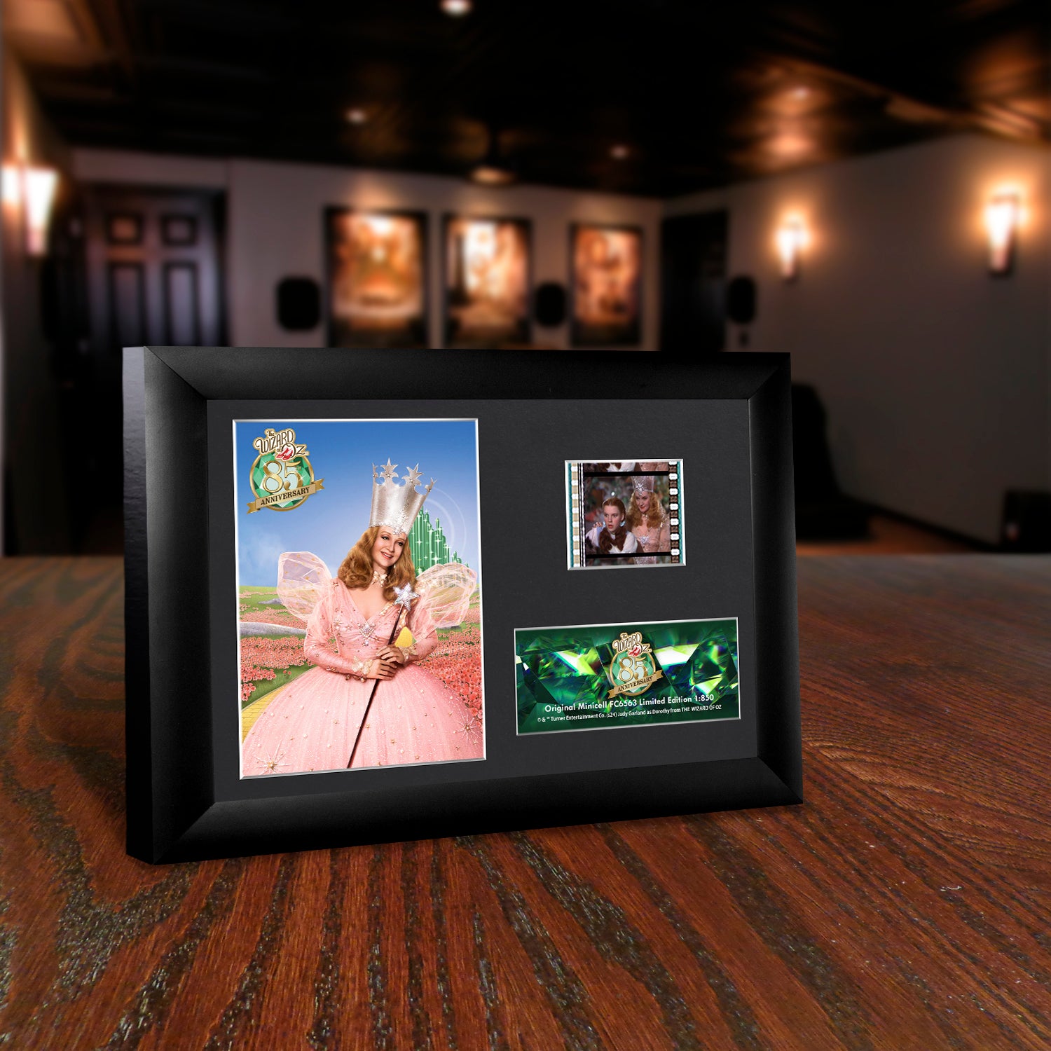 The Wizard of Oz (85th Anniversary - Glinda the Good Witch) Minicell FilmCells Framed Desktop Presentation USFC6563