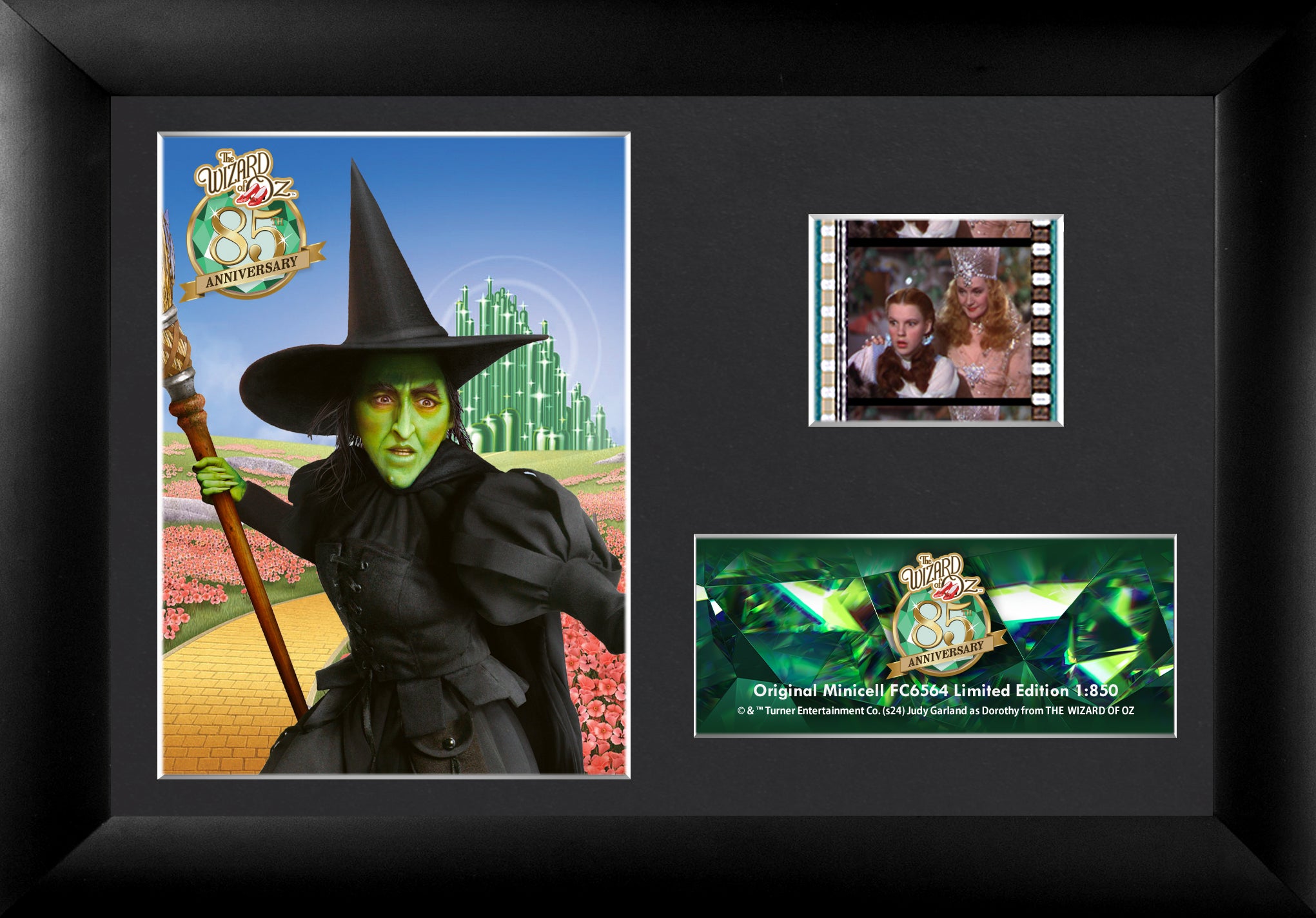 The Wizard of Oz (85th Anniversary – The Wicked Witch of the West) Minicell FilmCells Framed Desktop Presentation USFC6564
