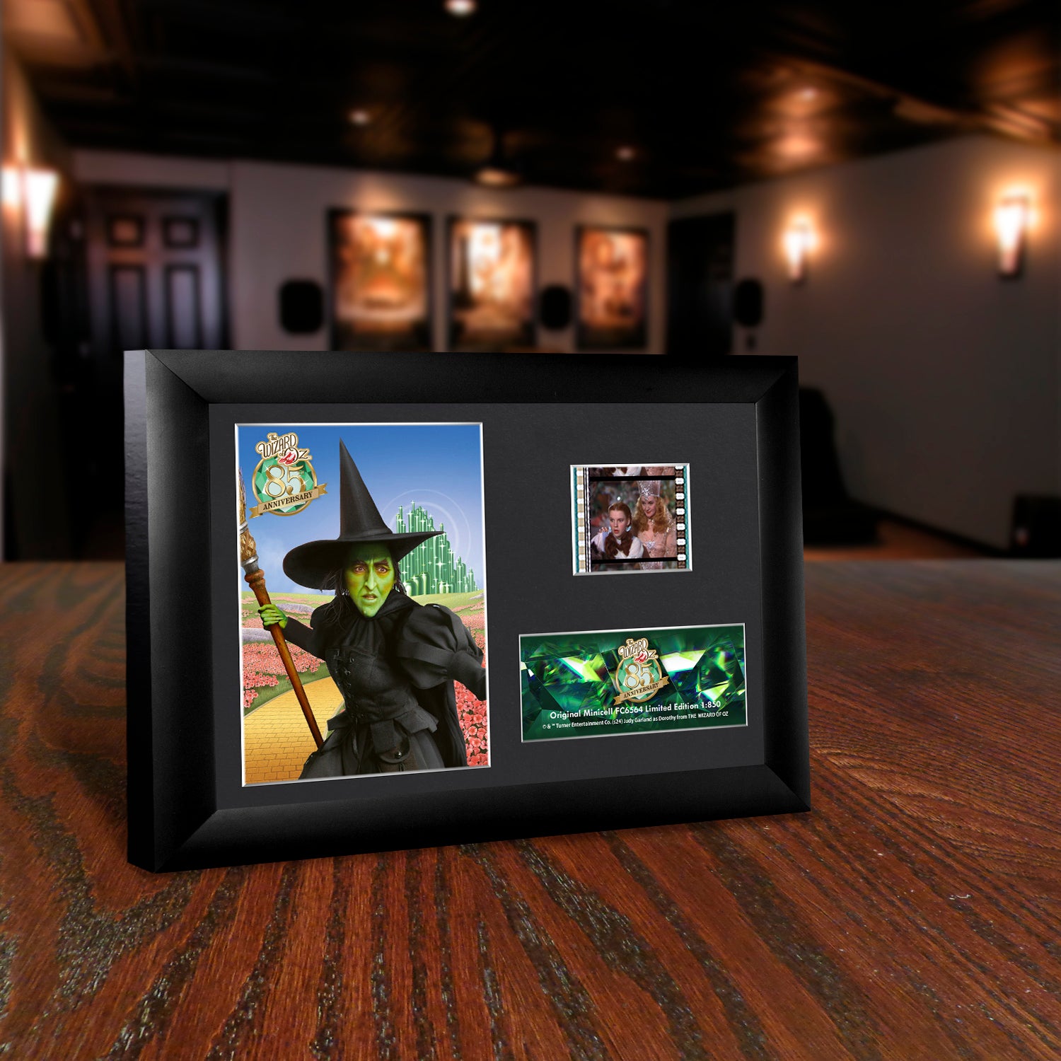 The Wizard of Oz (85th Anniversary - The Wicked Witch of the West) Minicell FilmCells Framed Desktop Presentation USFC6564