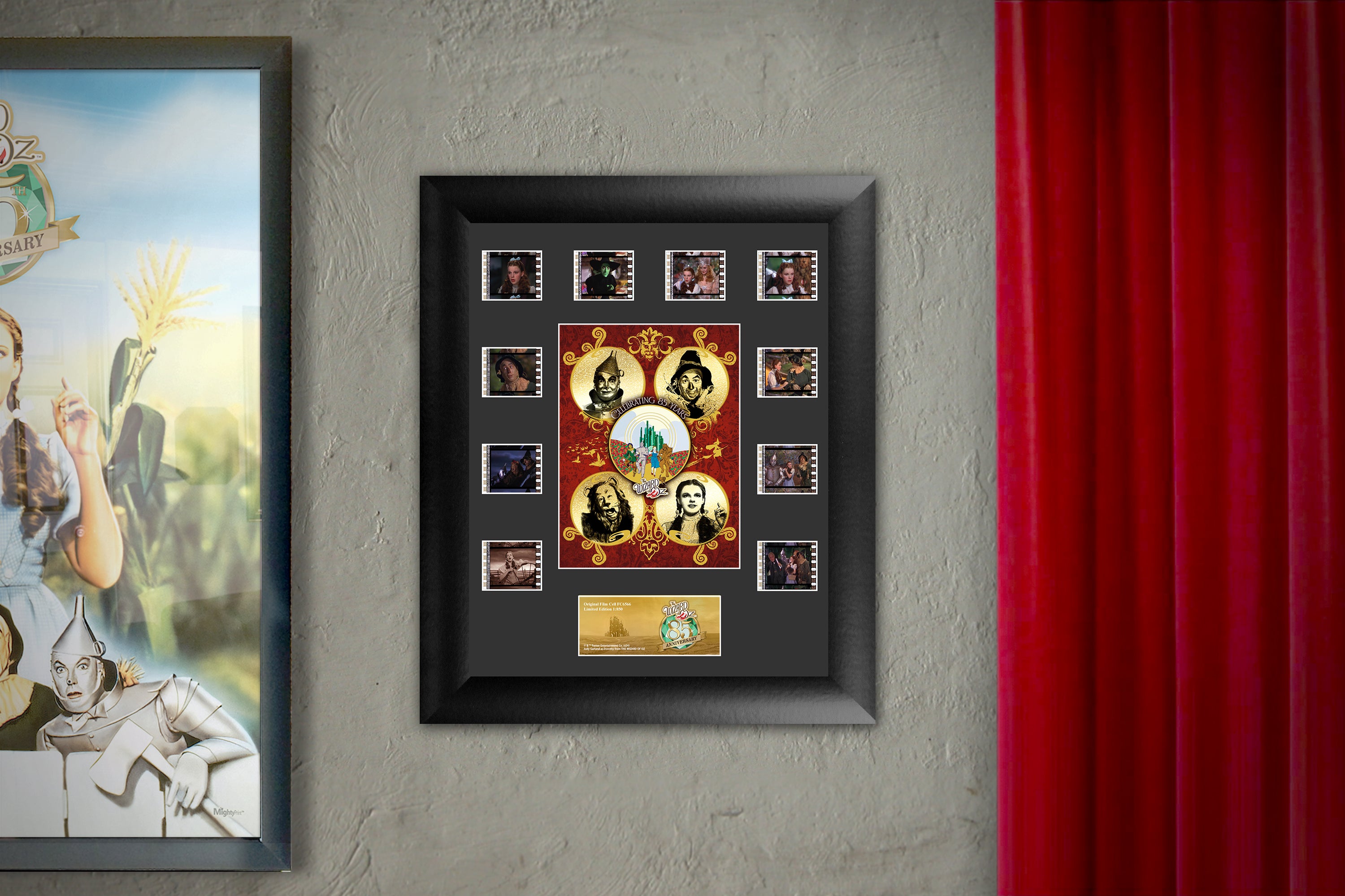 The Wizard of Oz (85th Anniversary - Character Profiles) FilmCells Presentation Mini Montage Framed Art USFC6566