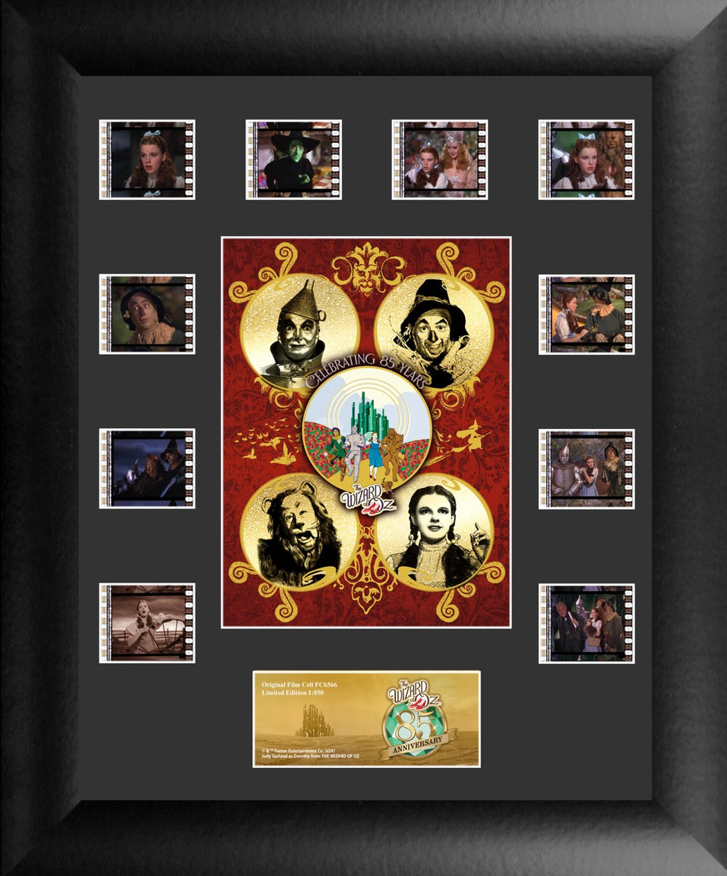 The Wizard of Oz (85th Anniversary - Character Profiles) FilmCells Presentation Mini Montage Framed Art USFC6566