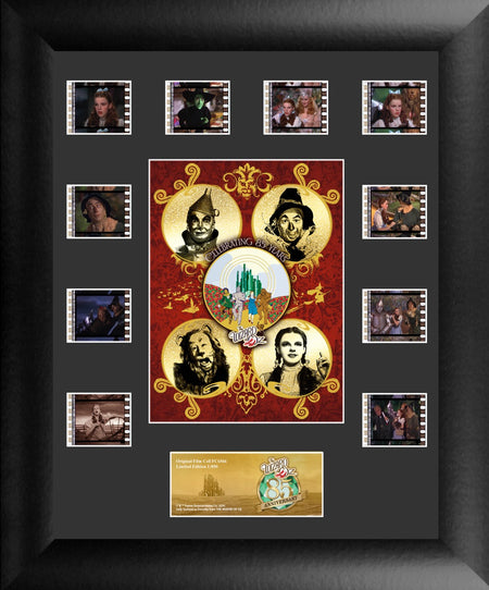 The Wizard of Oz (85th Anniversary - Character Profiles) FilmCells Presentation Mini Montage Framed Art USFC6566