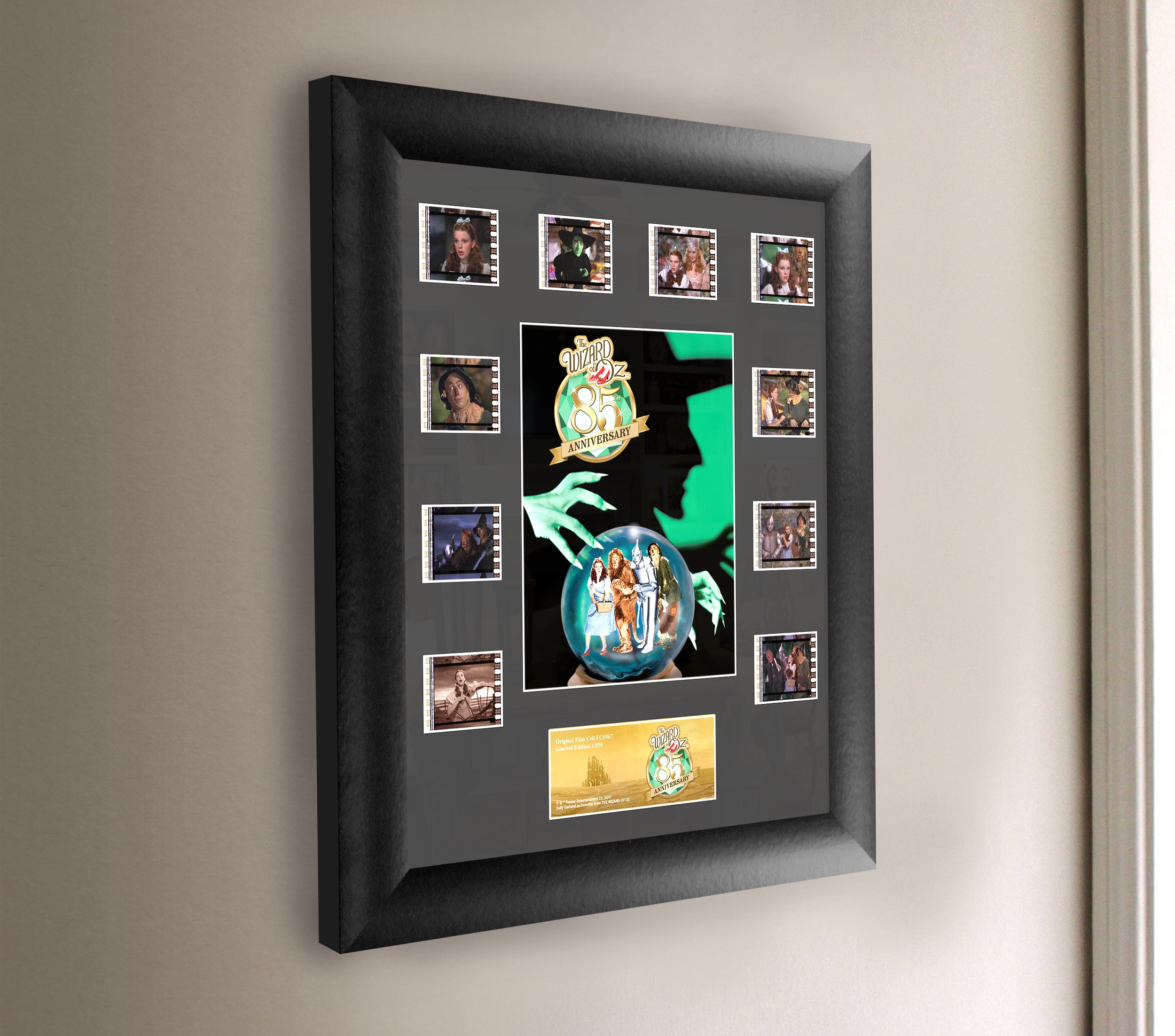 The Wizard of Oz (85th Anniversary - Wicked Witch of the West) FilmCells Presentation Mini Montage Framed Art USFC6567