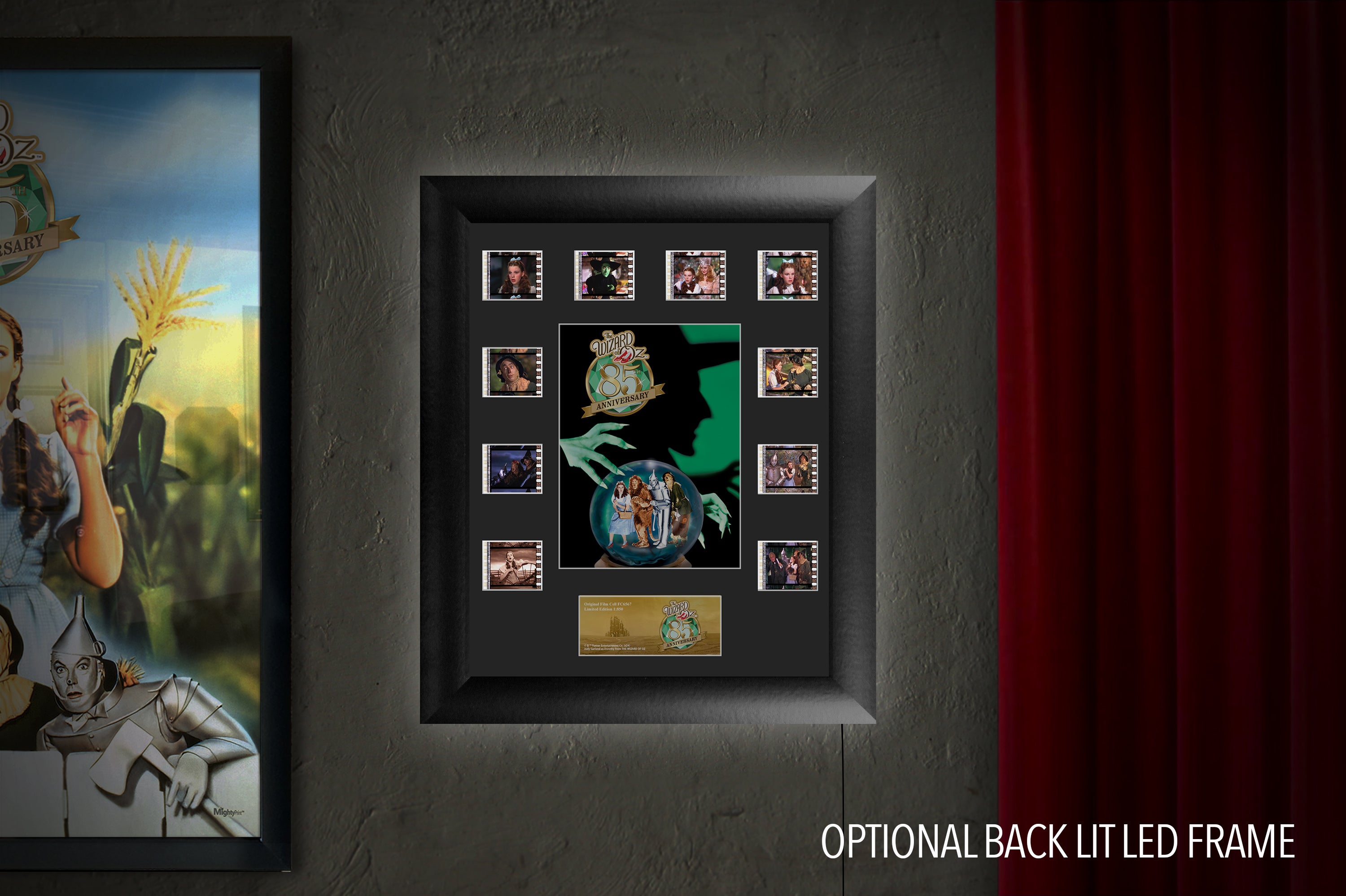 The Wizard of Oz (85th Anniversary - Wicked Witch of the West) FilmCells Presentation Mini Montage Framed Art USFC6567