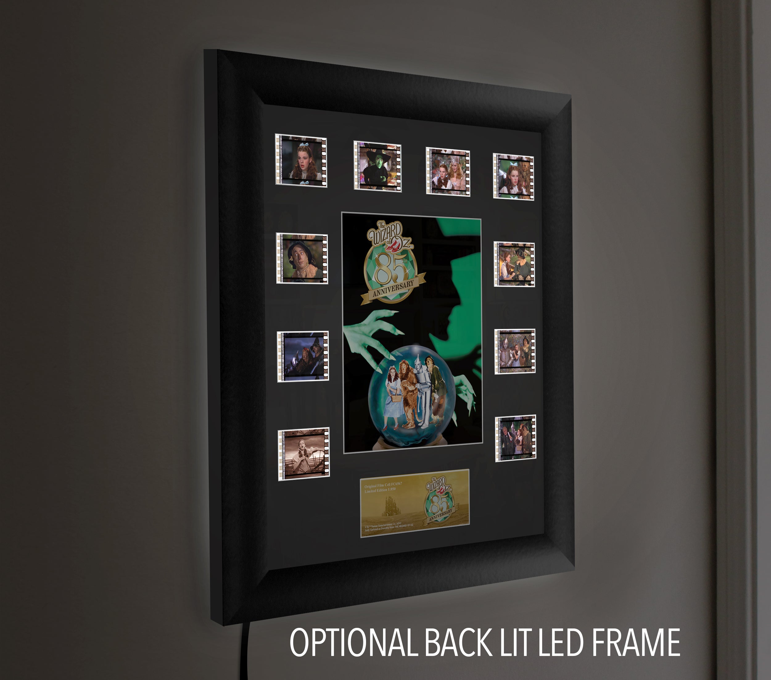 The Wizard of Oz (85th Anniversary - Wicked Witch of the West) FilmCells Presentation Mini Montage Framed Art USFC6567