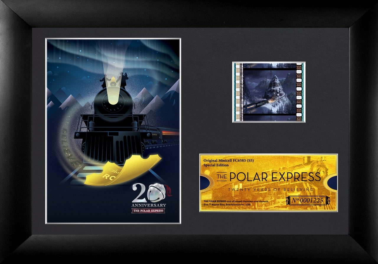 Polar Express (S5) Minicell FilmCells Framed Desktop Presentation USFC6583