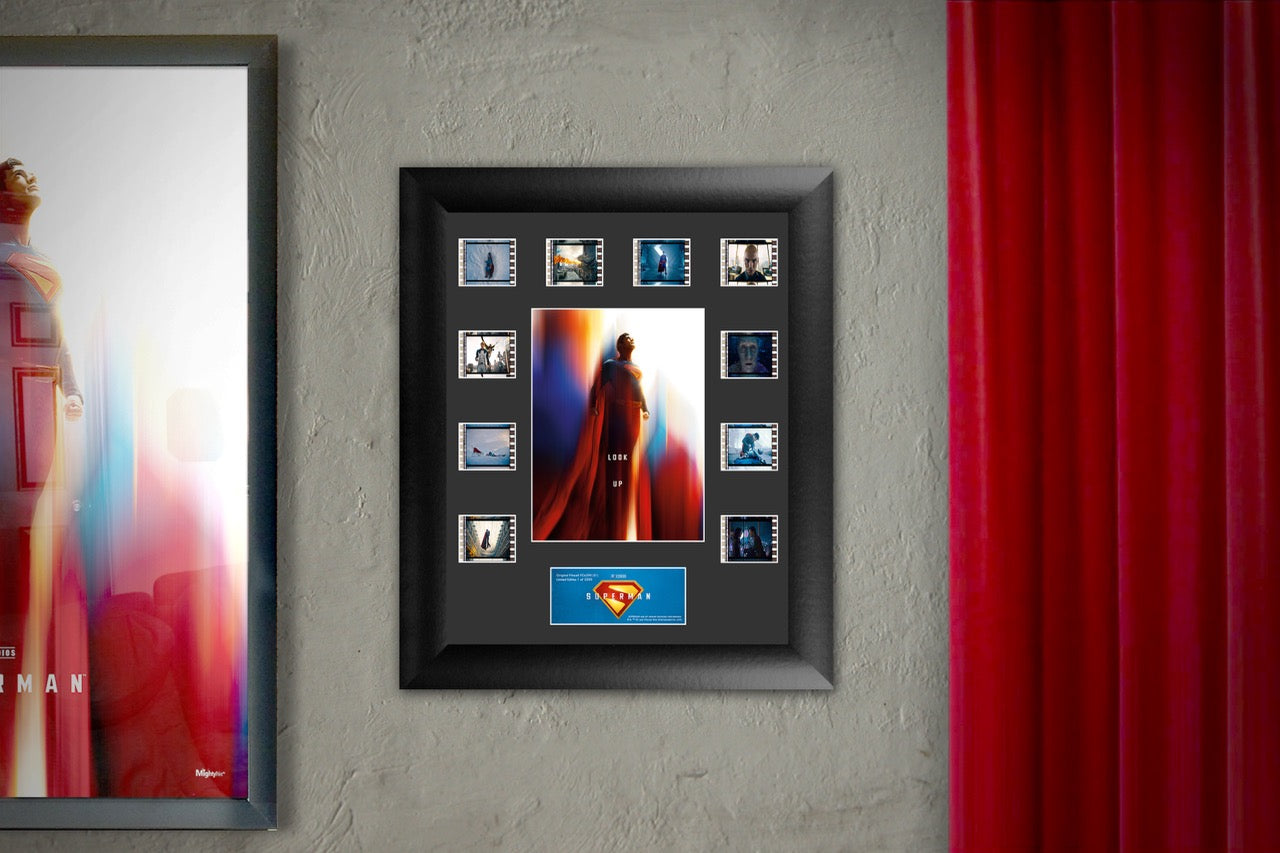 Superman (2025) (Look Up) Mini Montage Framed FilmCells™ Presentation USFC6590