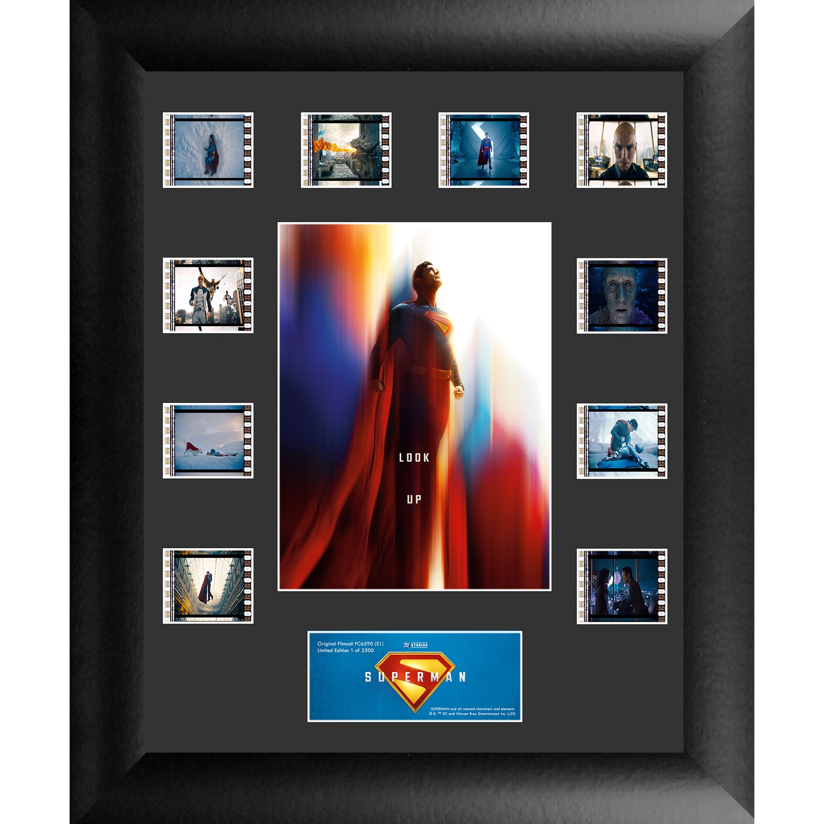 Superman (2025) (Look Up) Mini Montage Framed FilmCells™ Presentation USFC6590